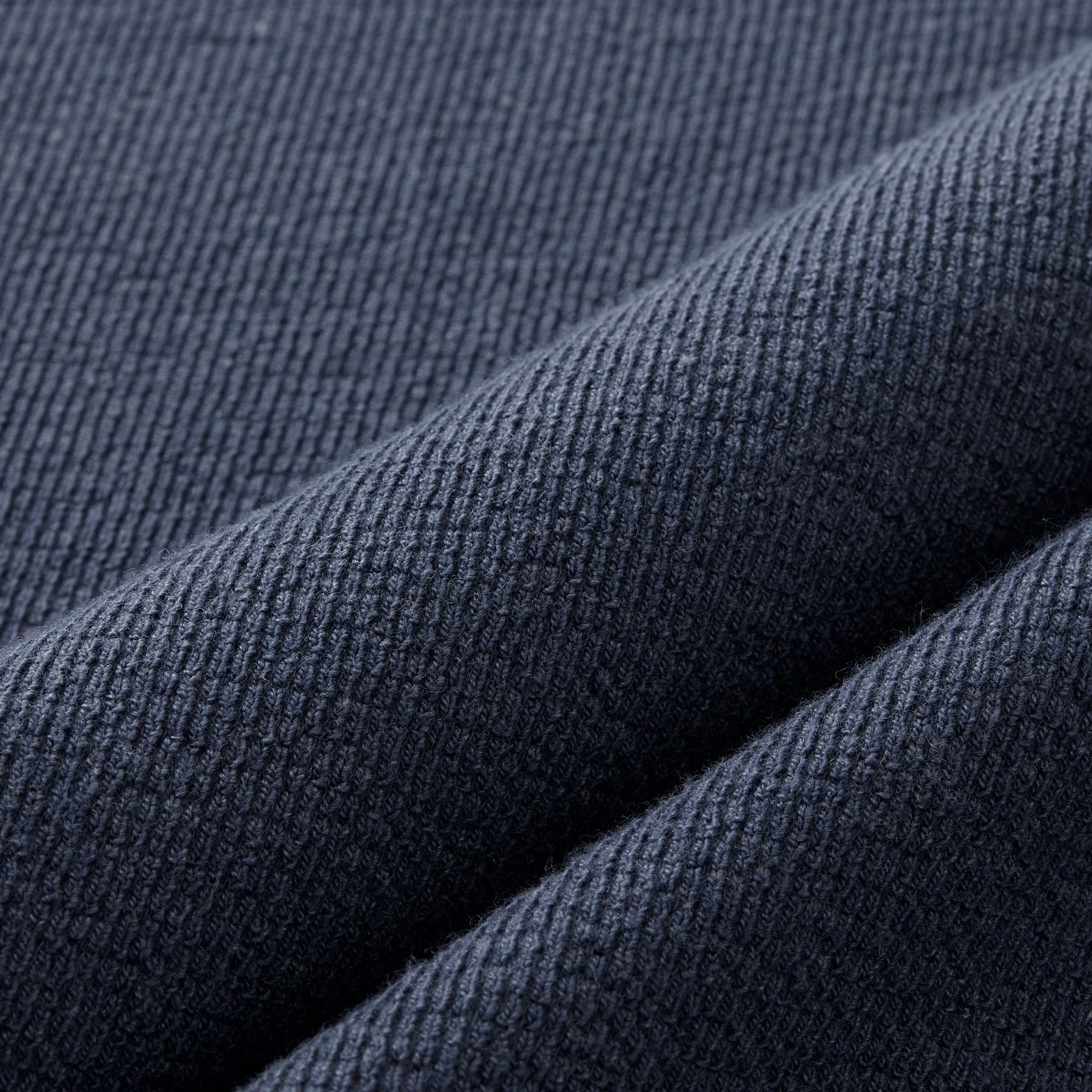 Long-sleeve textured sweater-tee