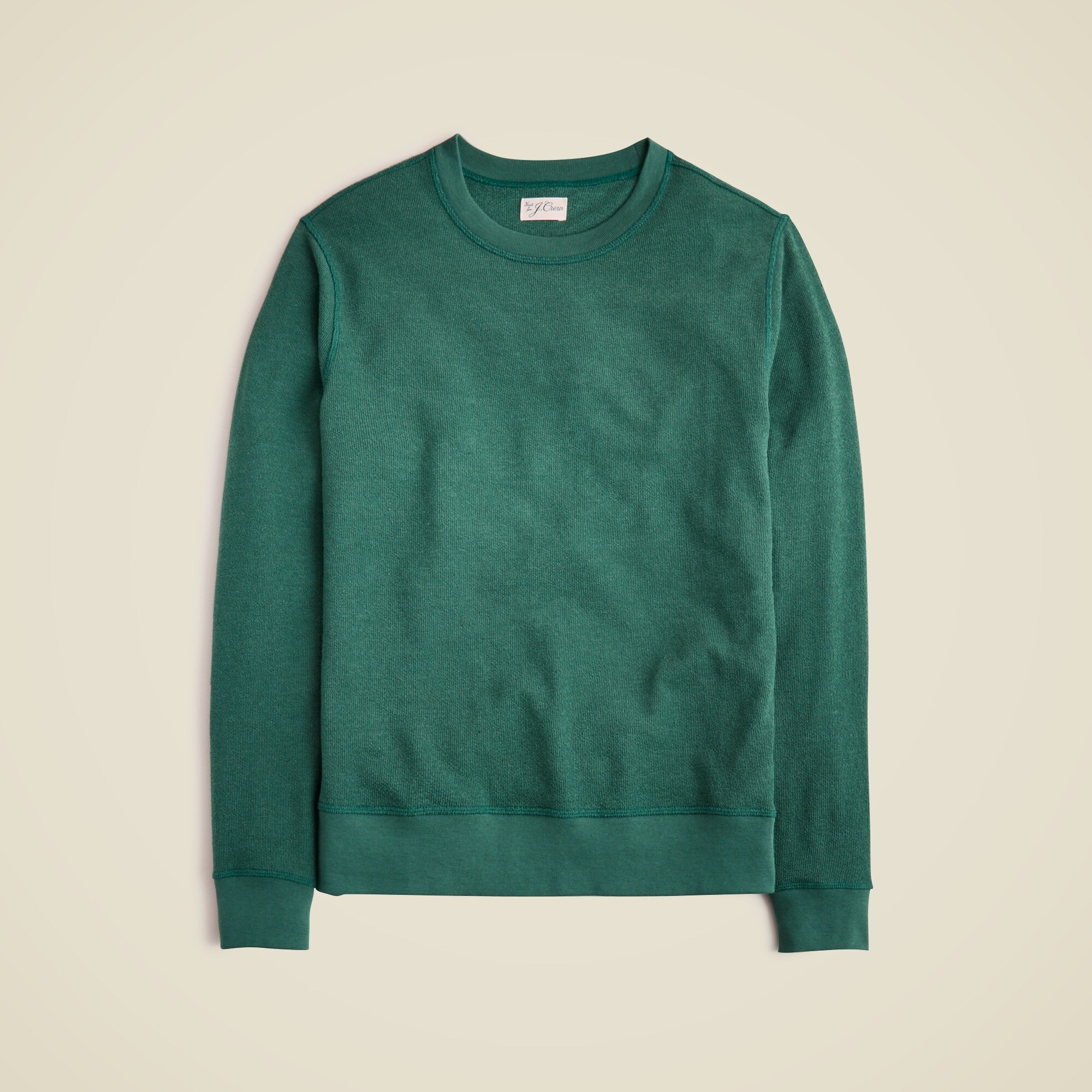  Long-sleeve textured sweater-tee