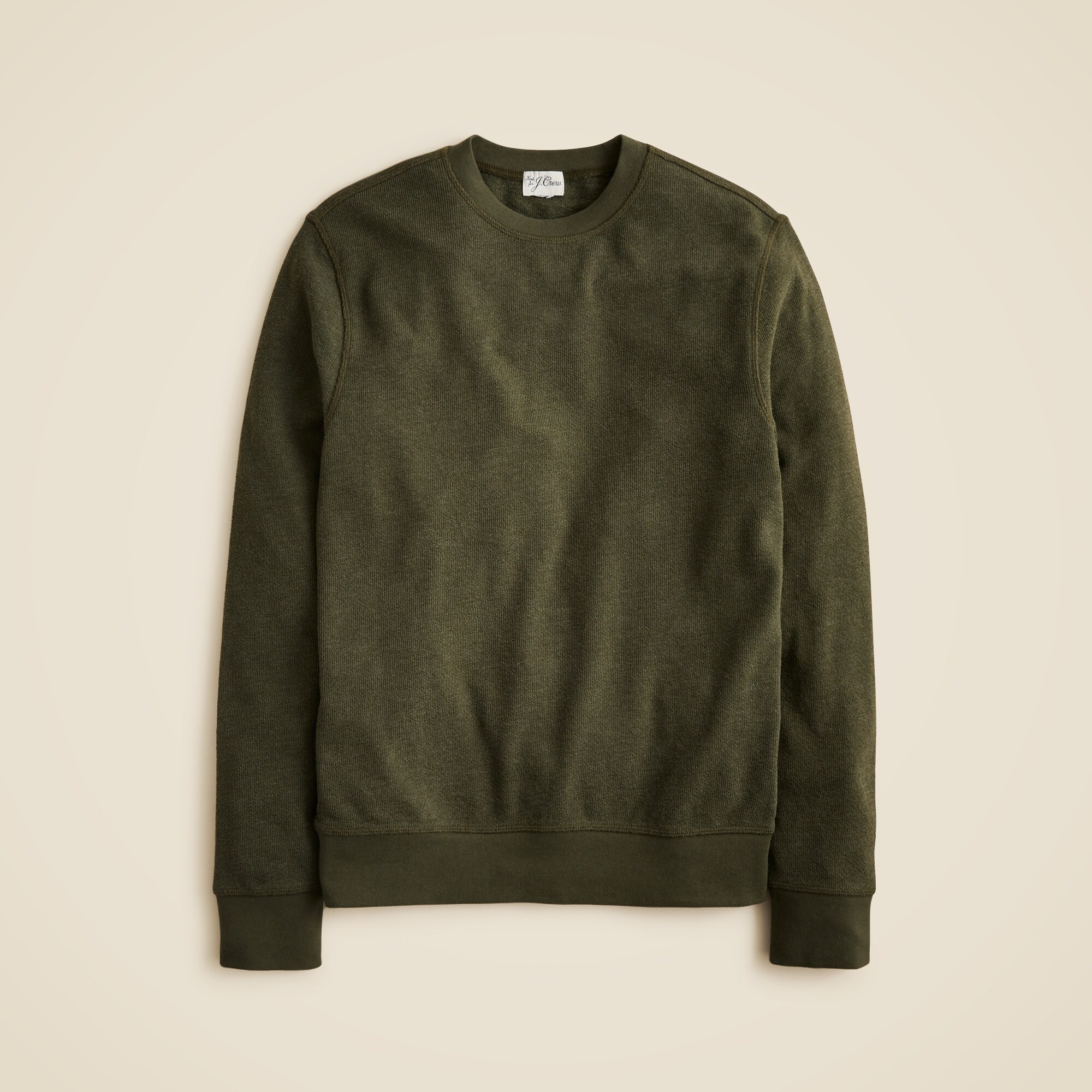 Long-sleeve textured sweater-tee