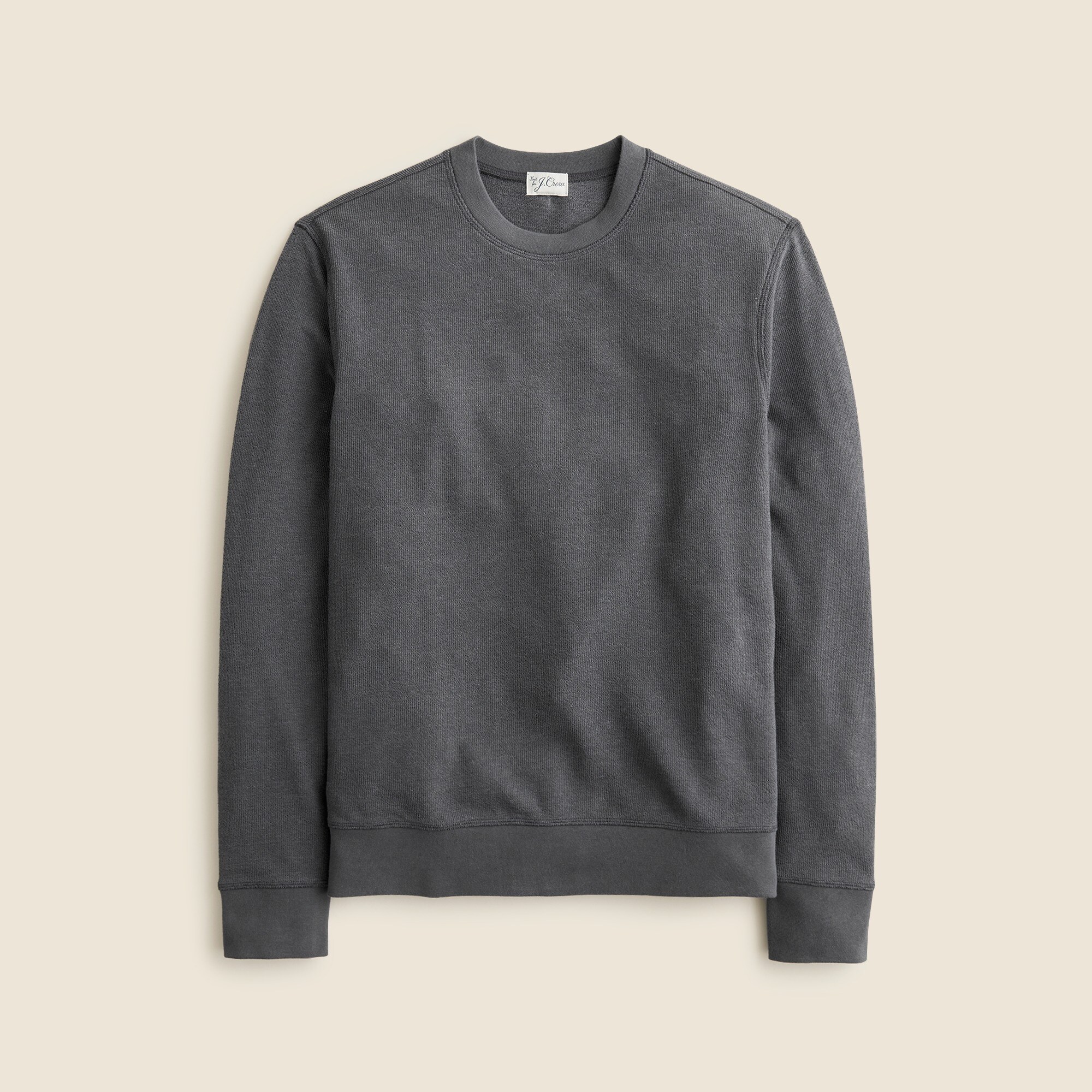 mens Long-sleeve textured sweater-tee