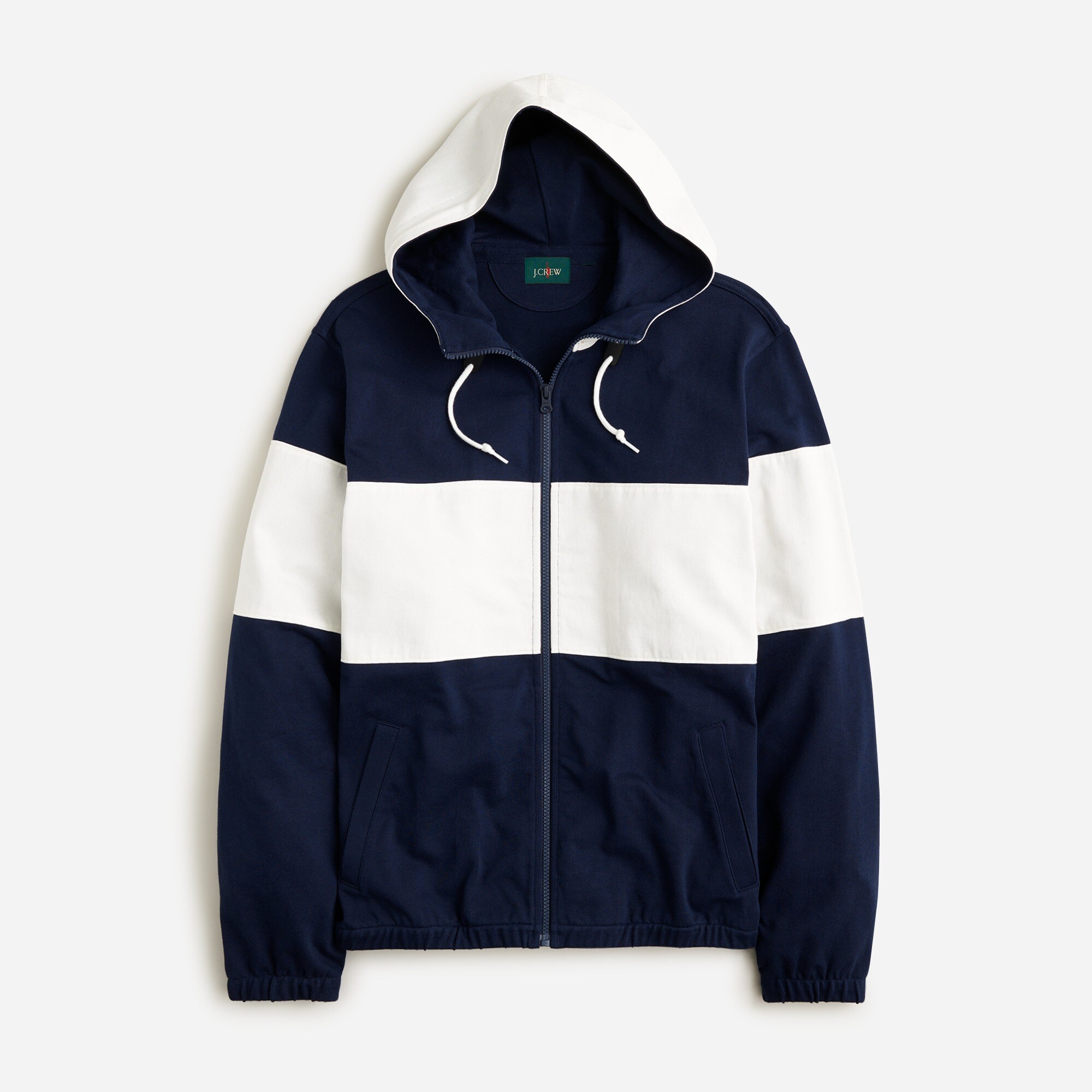 J.Crew Full zip Rugby Hoodie For Men
