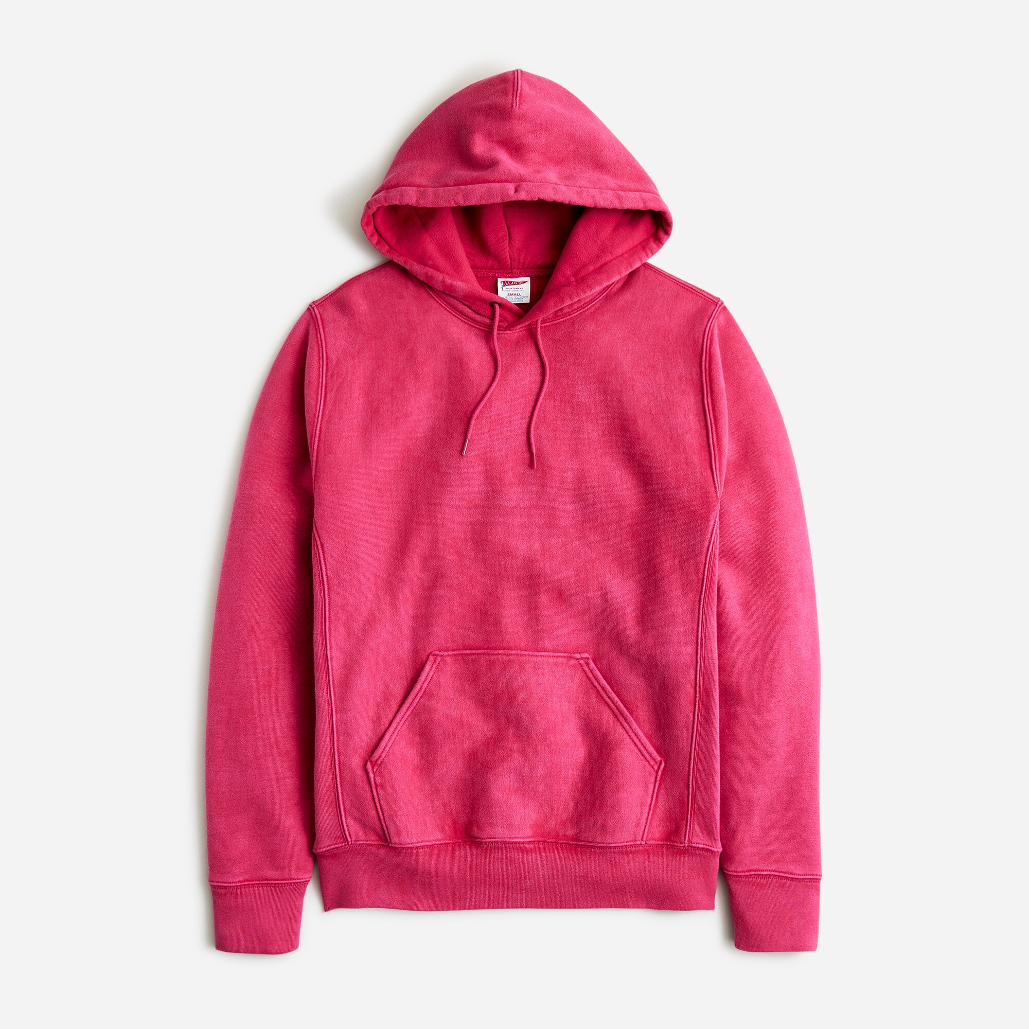 J.Crew: Washed Heritage 14 Oz. Fleece Hoodie For Men