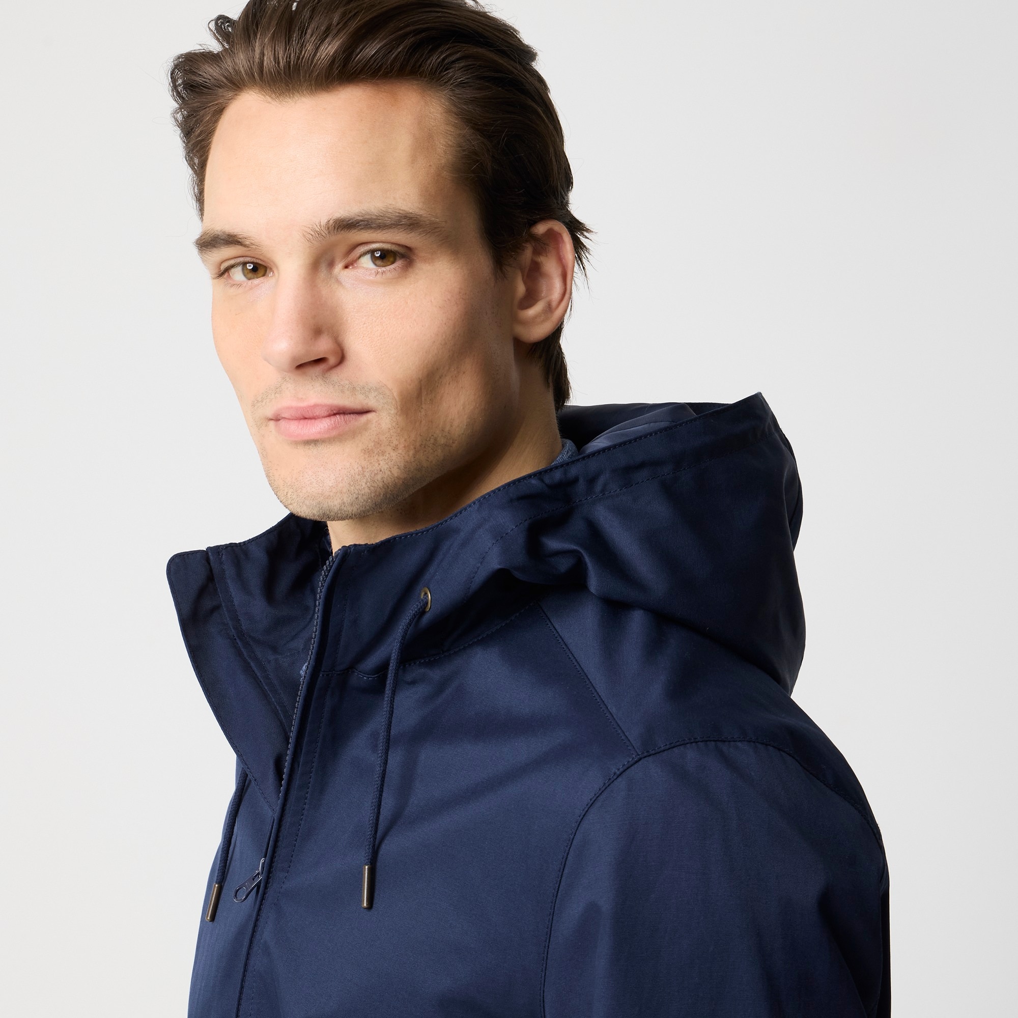 Lightweight hooded jacket