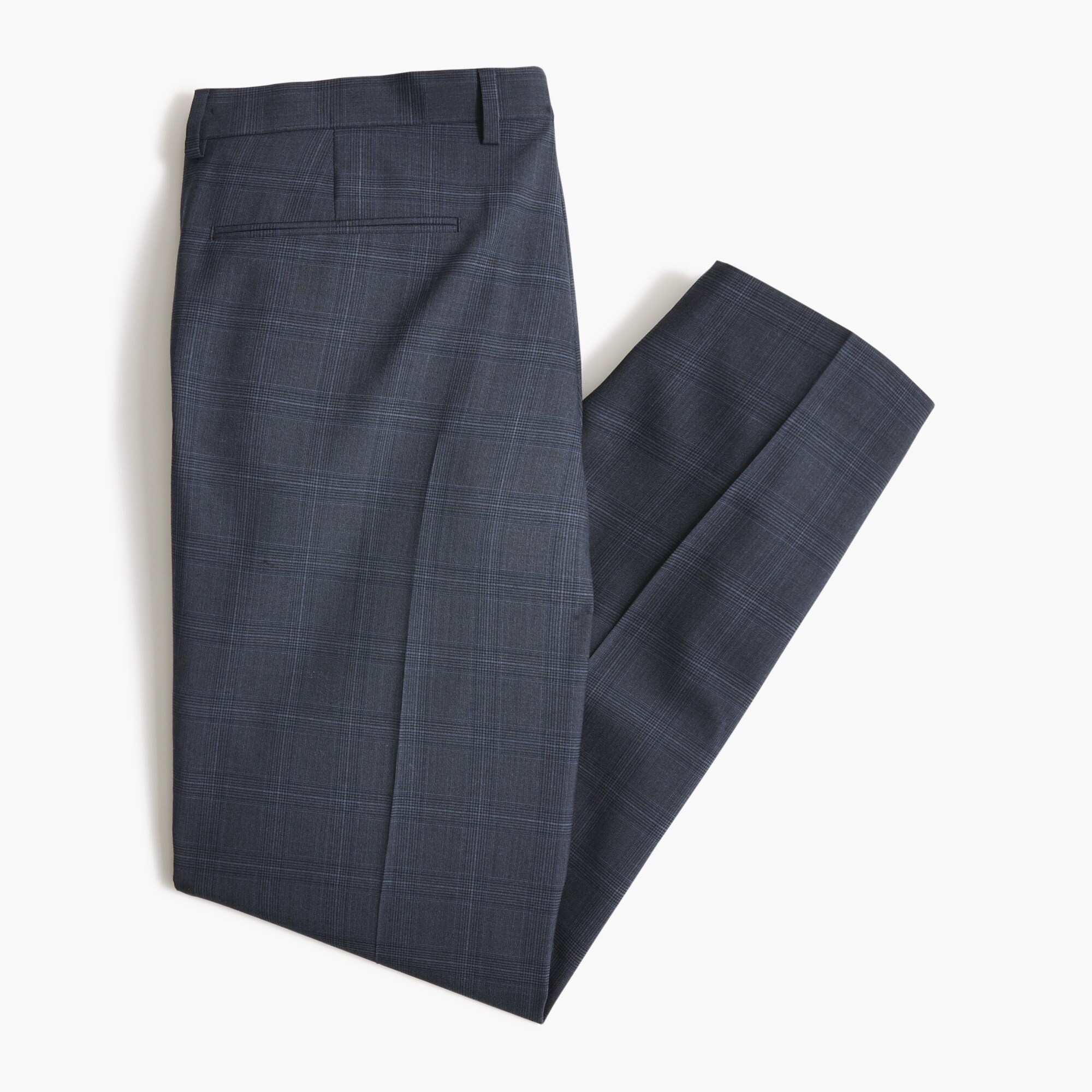 Slim-fit Thompson plaid suit pant