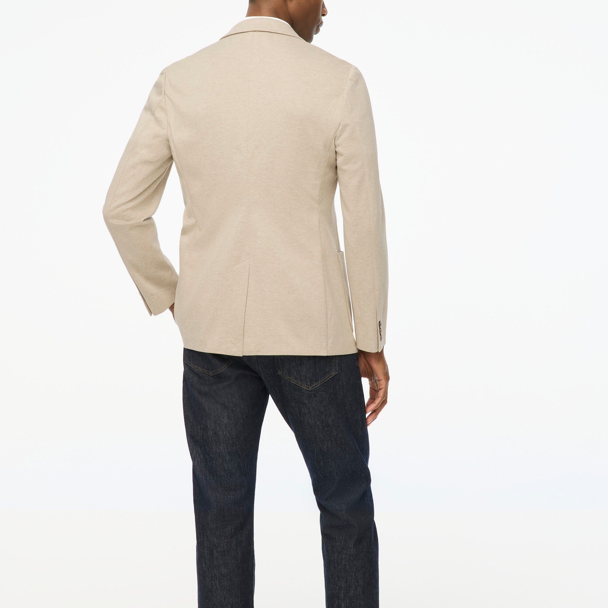 Slim-fit Thompson knit blazer