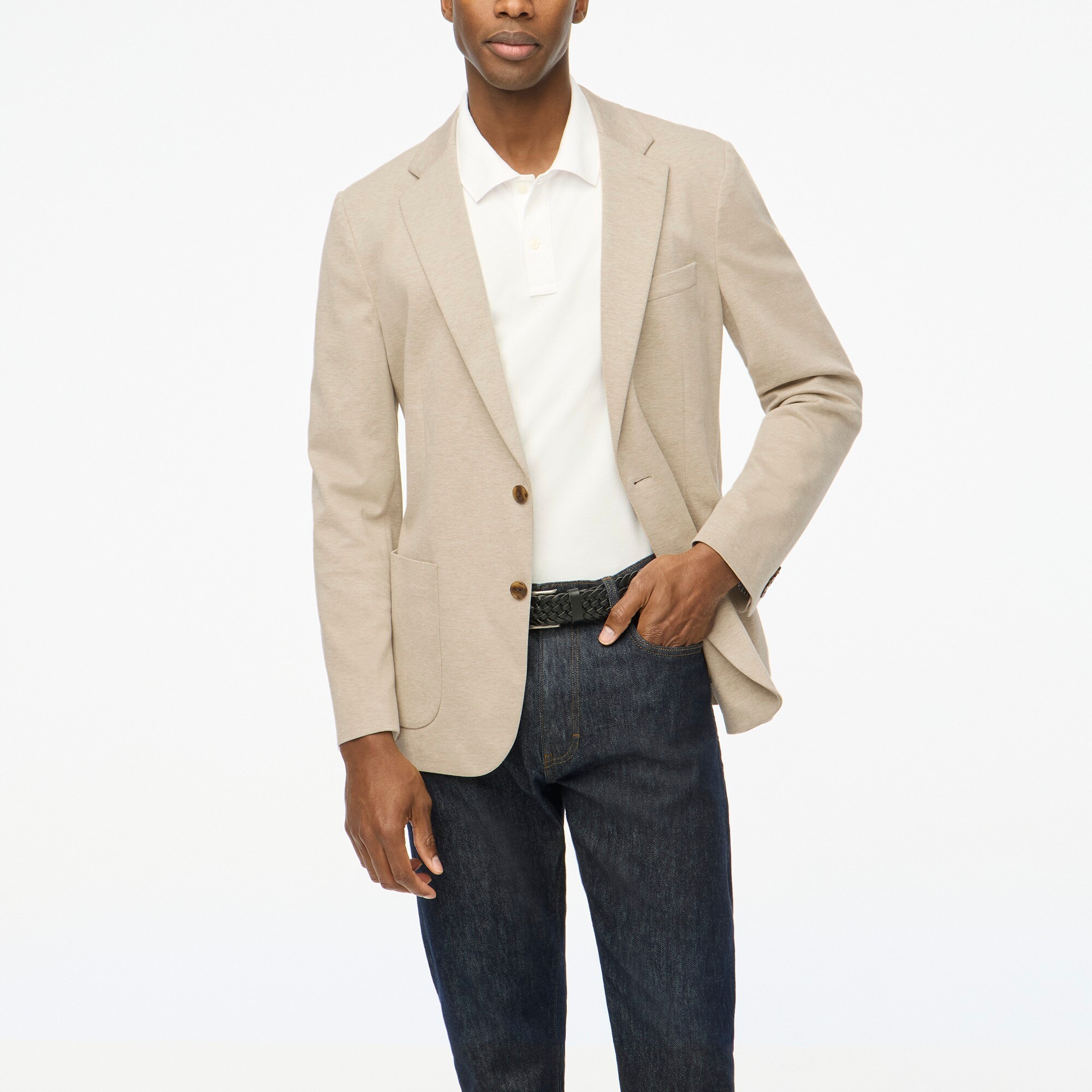 mens Slim-fit Thompson knit blazer