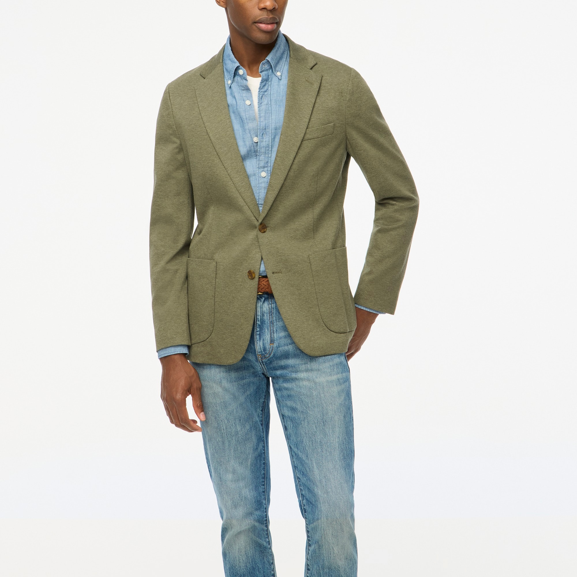 mens Slim-fit Thompson knit blazer