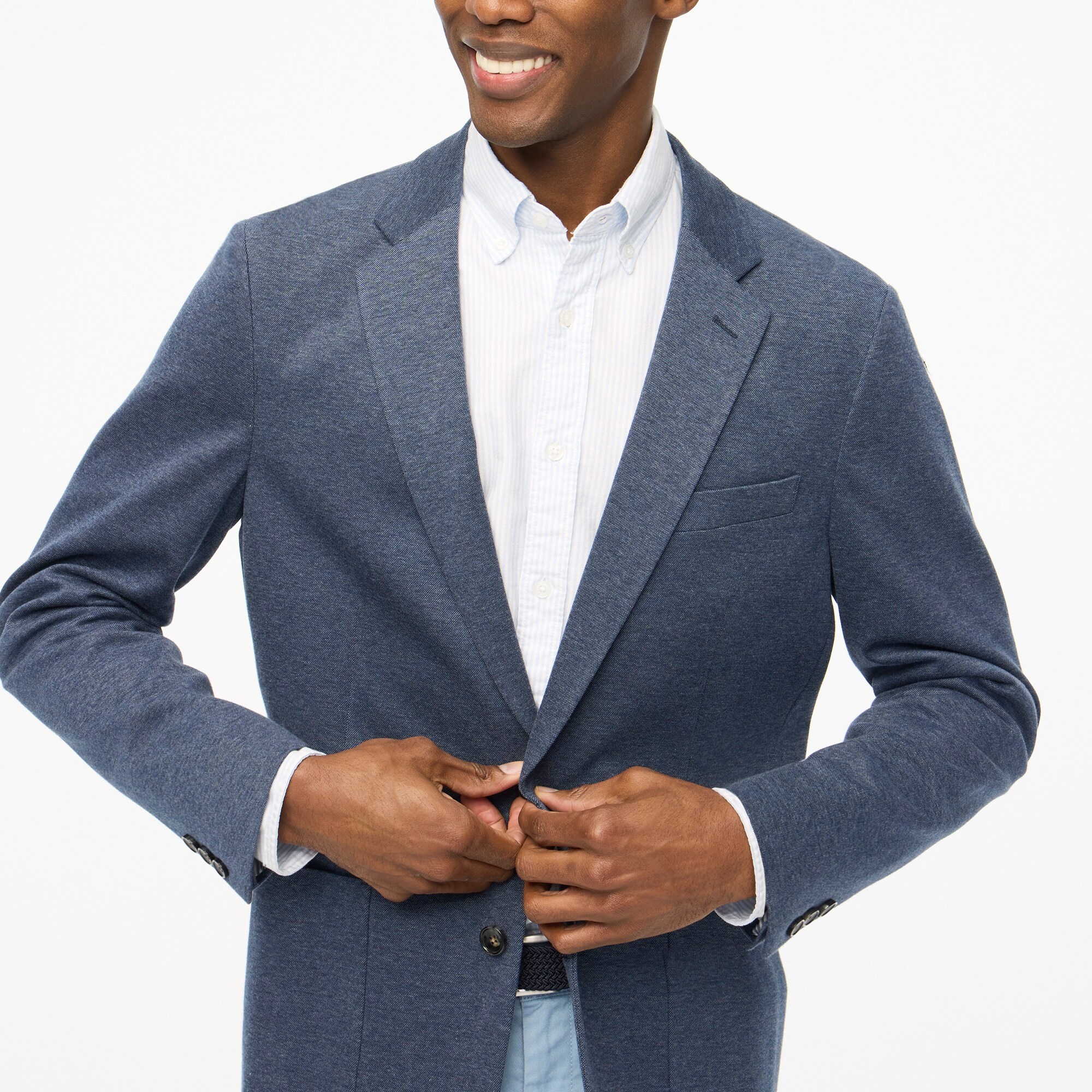 mens Slim-fit knit blazer