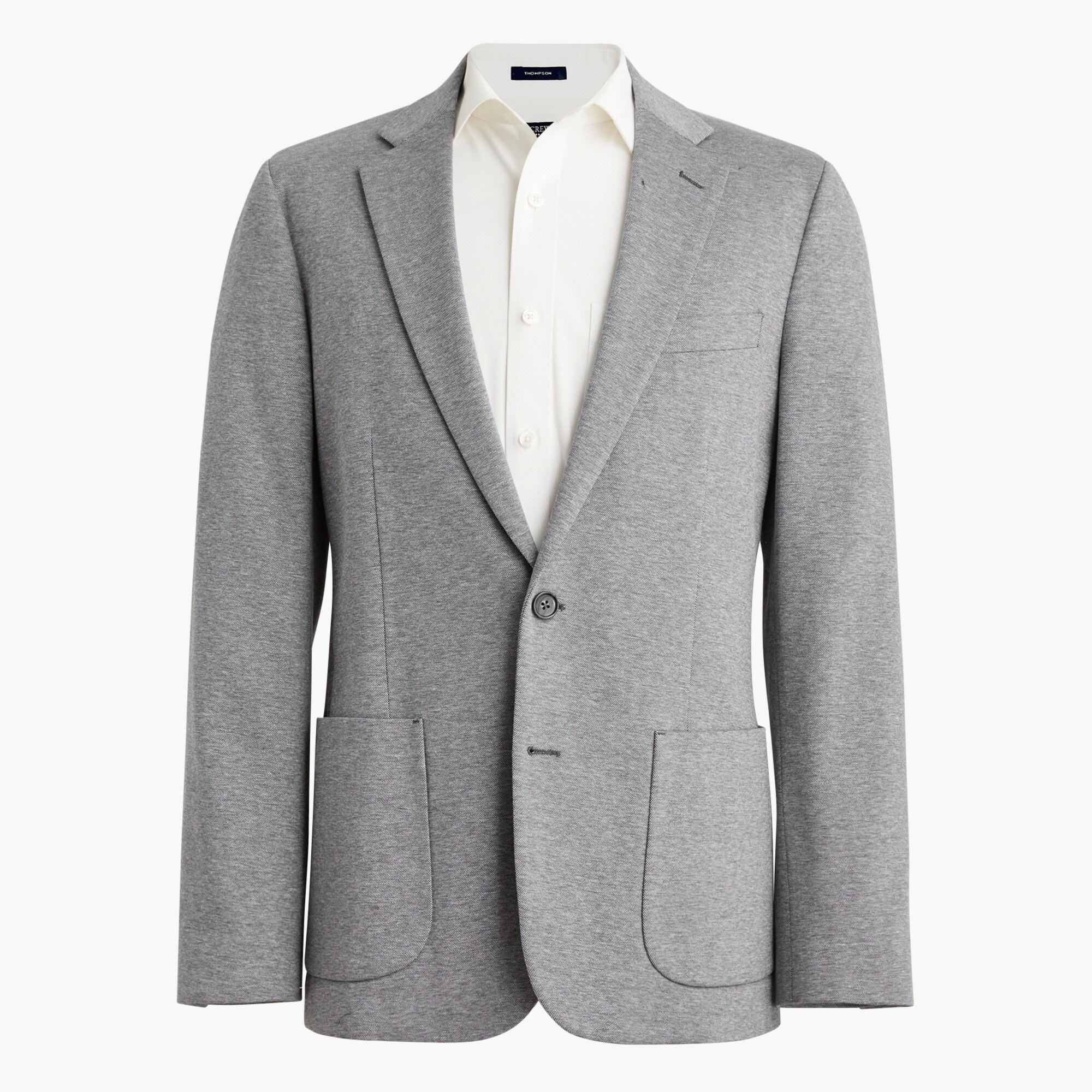 Slim-fit Thompson knit blazer