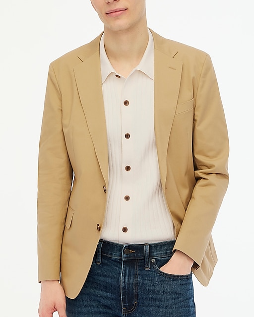 Slim-fit cotton blazer