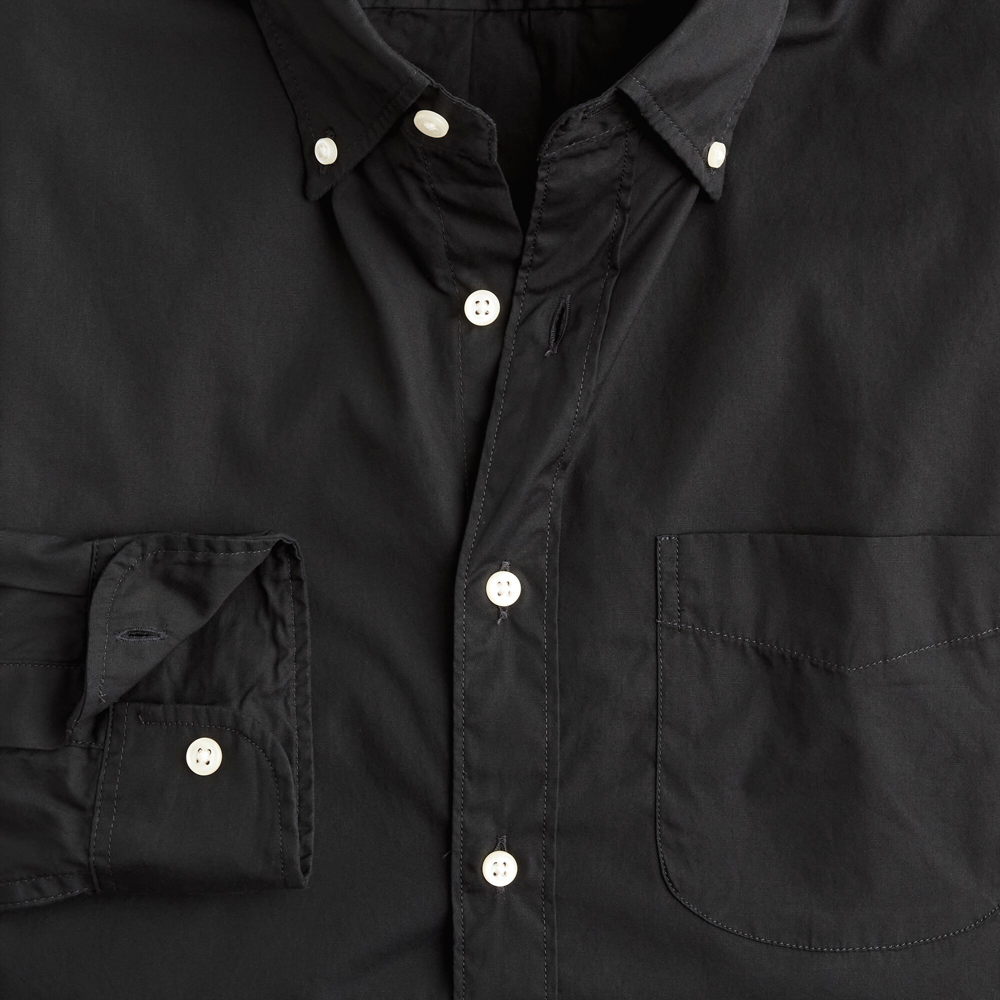 Secret Wash cotton poplin shirt