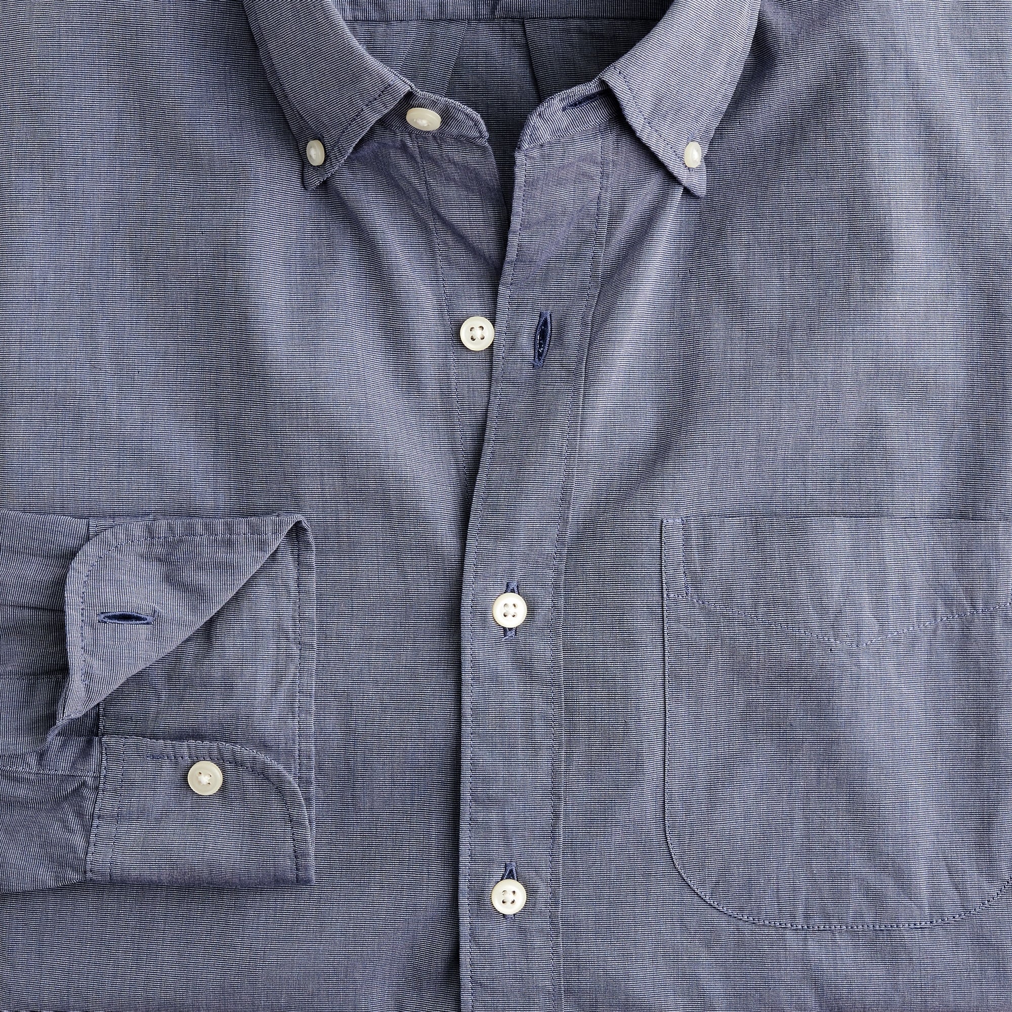 Secret Wash cotton poplin shirt