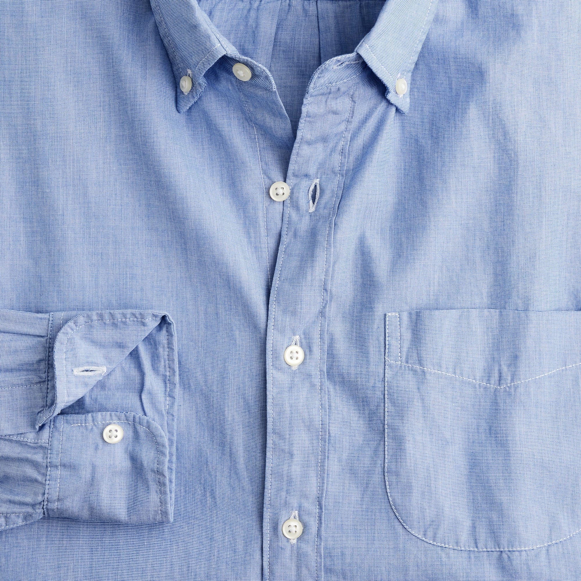 Secret Wash cotton poplin shirt