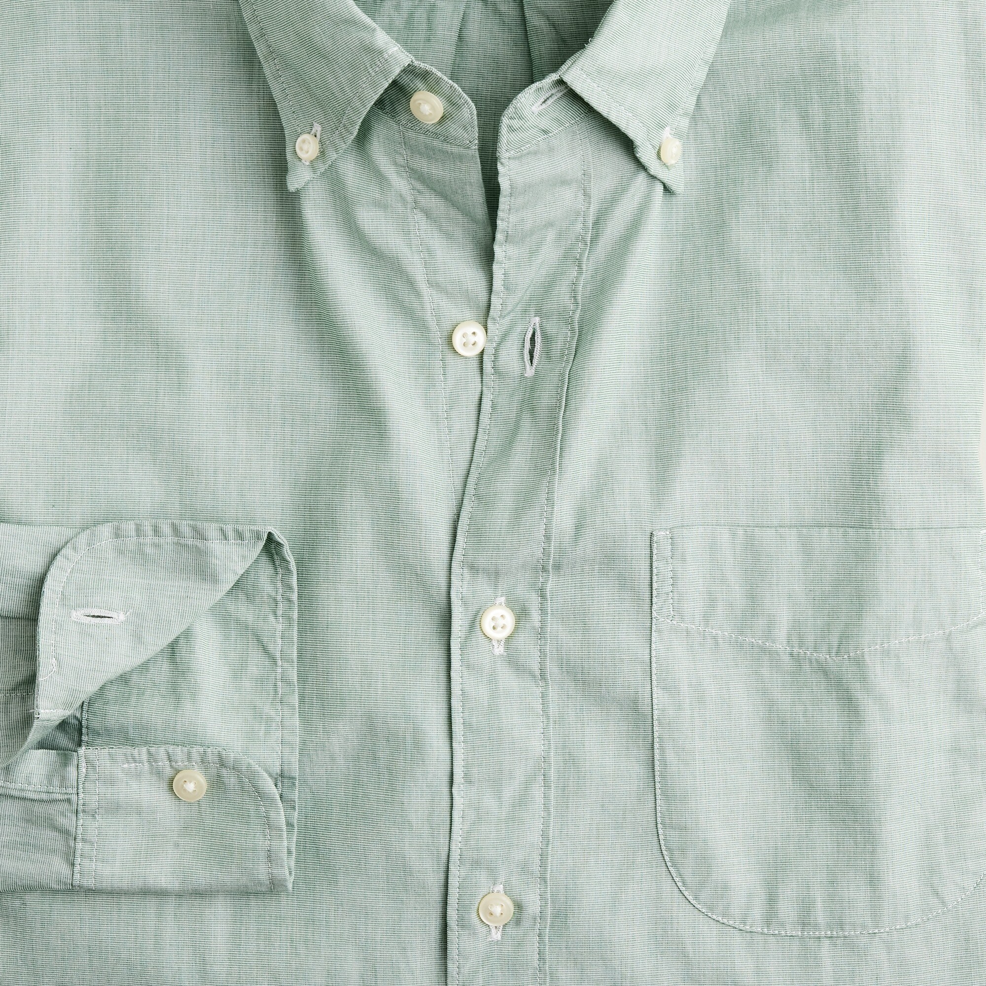 Secret Wash cotton poplin shirt