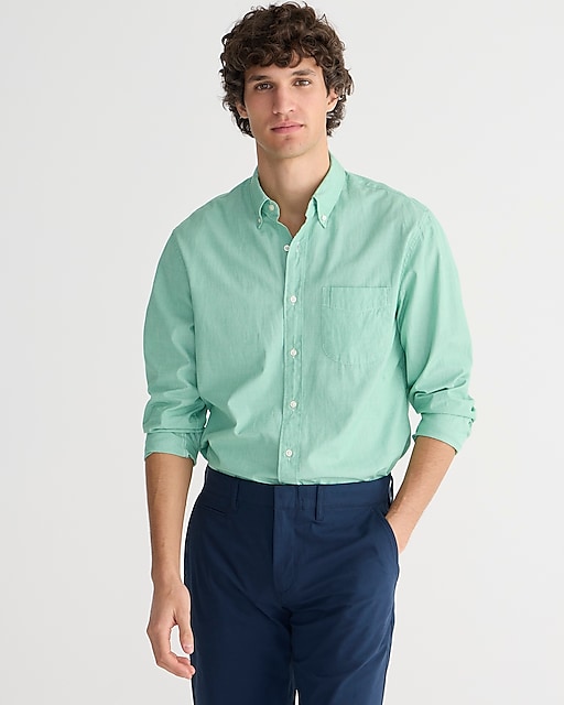 mens Relaxed-fit Secret Wash cotton poplin shirt