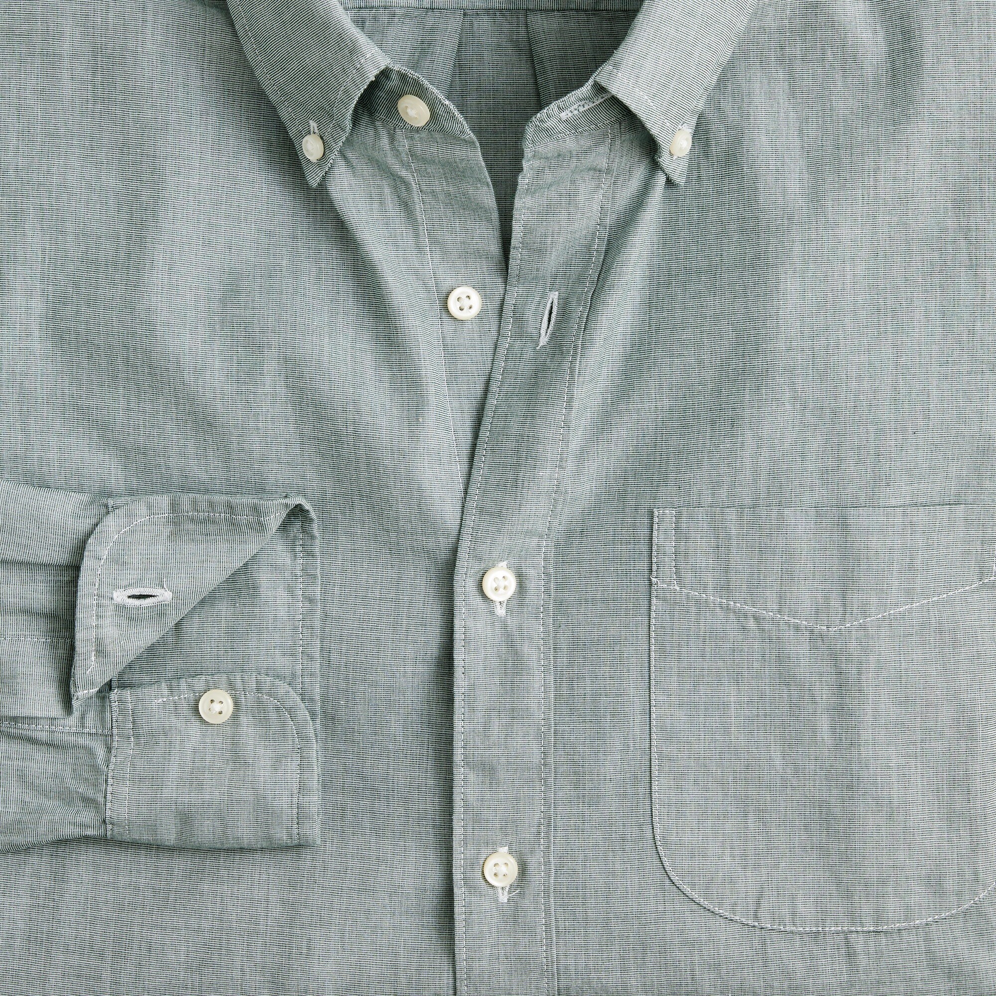 Secret Wash cotton poplin shirt