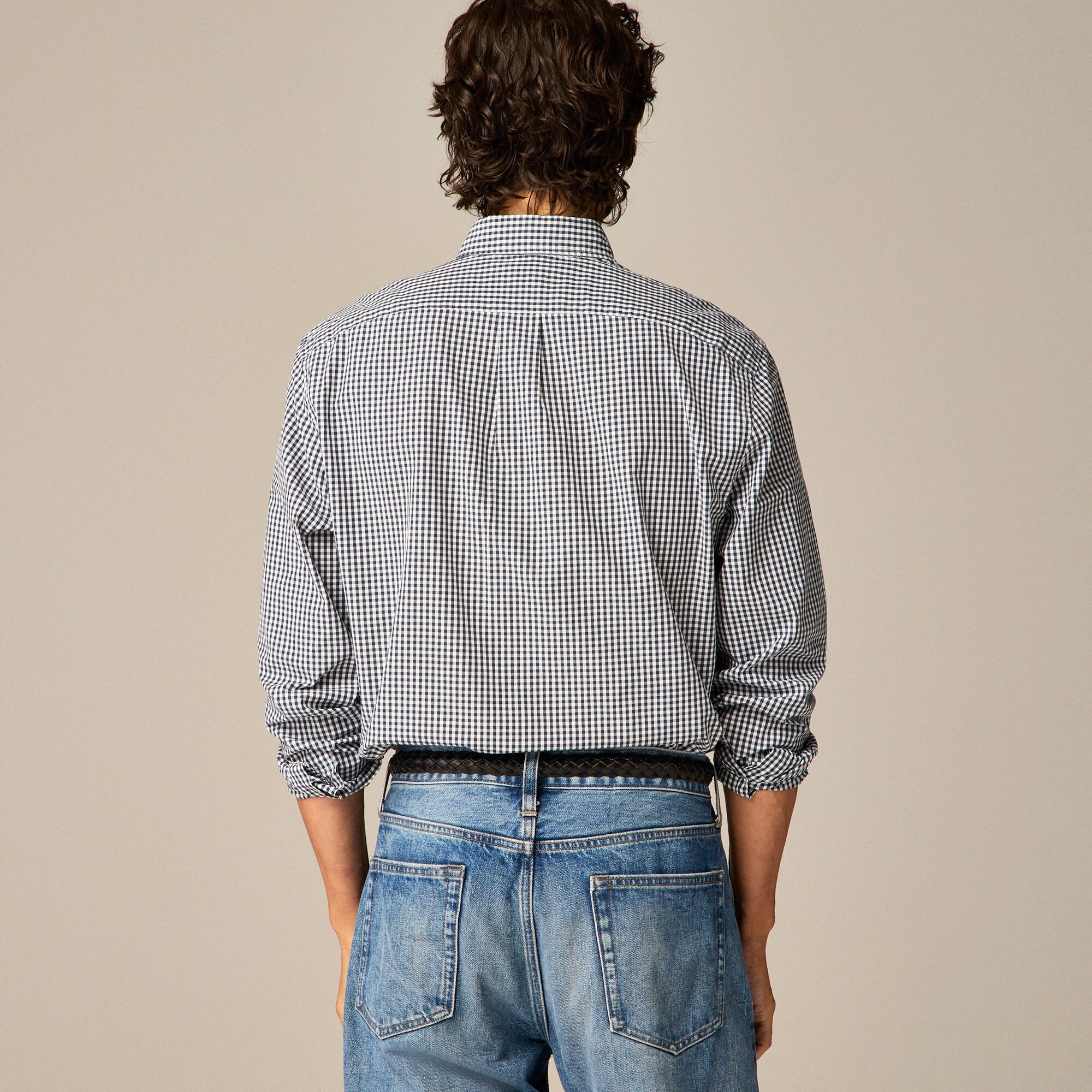 Secret Wash cotton poplin shirt