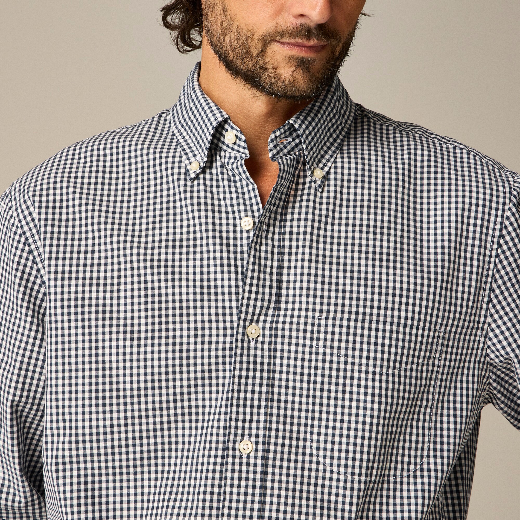 Secret Wash cotton poplin shirt