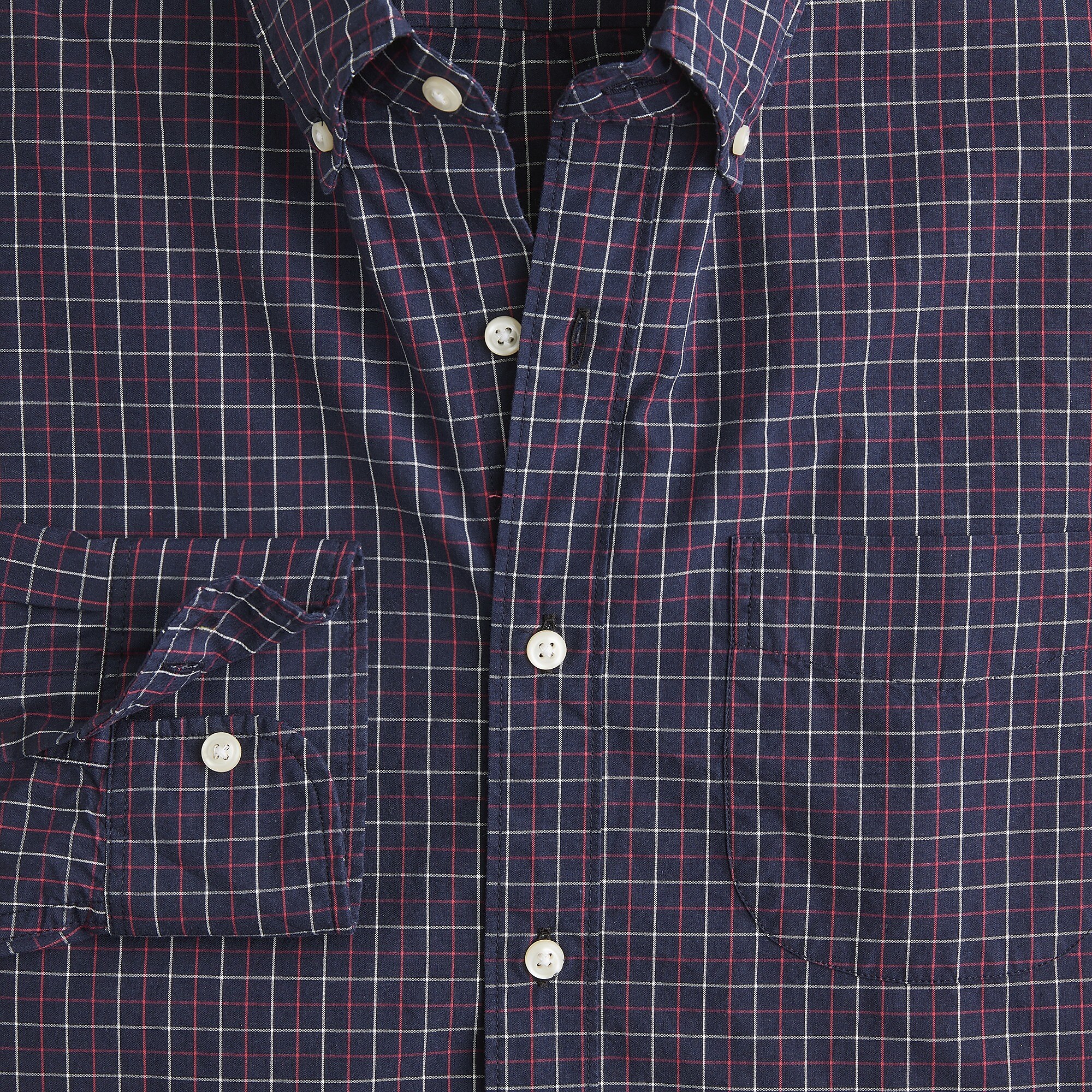 Slim Secret Wash cotton poplin shirt