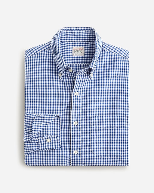  Slim-fit Secret Wash cotton poplin shirt