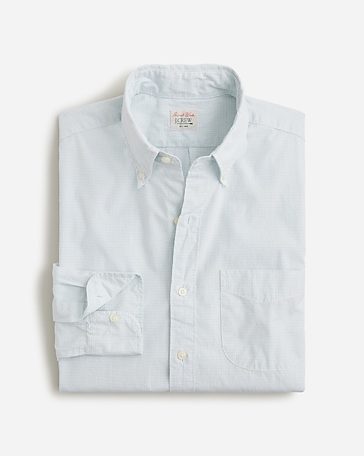mens Slim-fit Secret Wash cotton poplin shirt