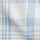 Secret Wash cotton poplin shirt KEVIN PLAID BLUE GREY 
