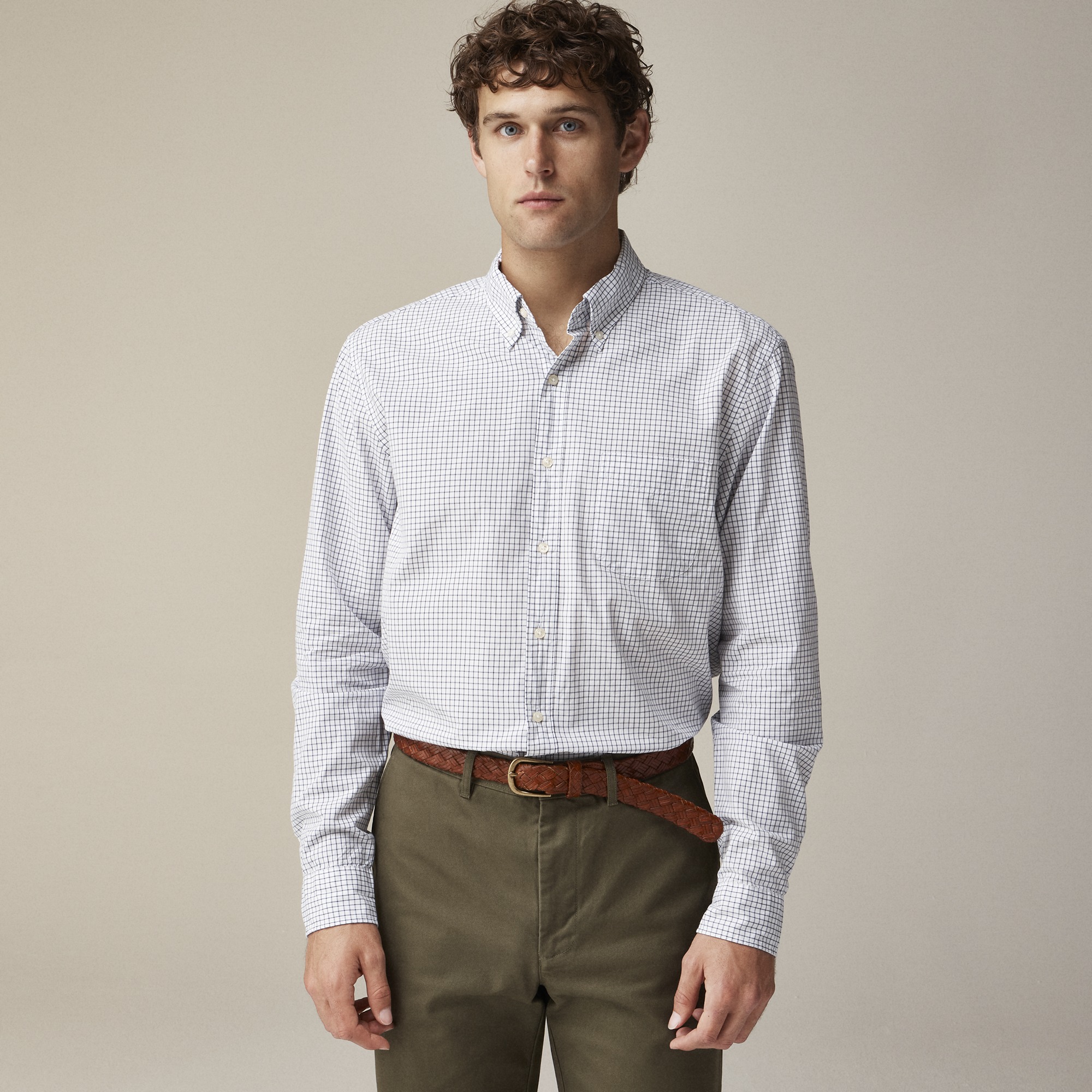  Secret Wash cotton poplin shirt
