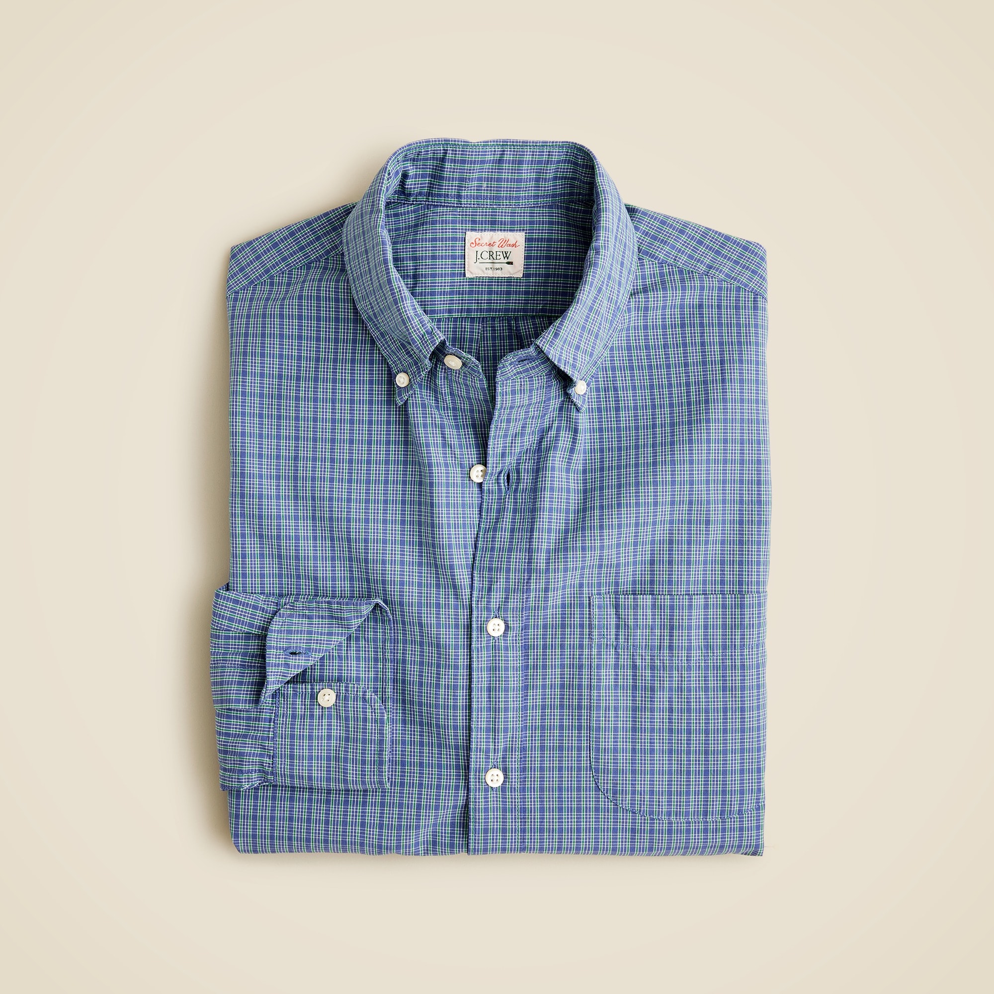 Secret Wash Cotton Poplin Shirt For Men