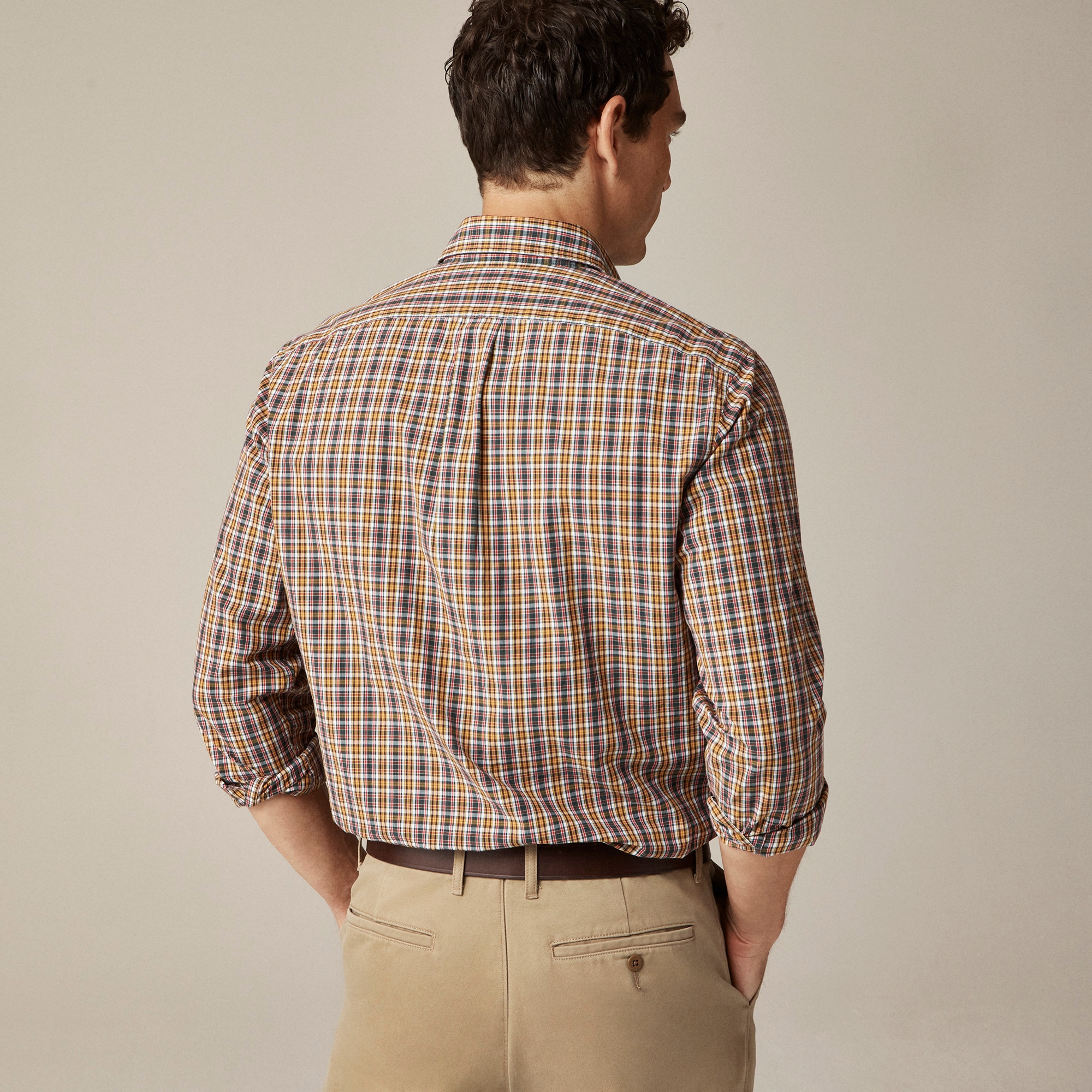 Tall Secret Wash cotton poplin shirt