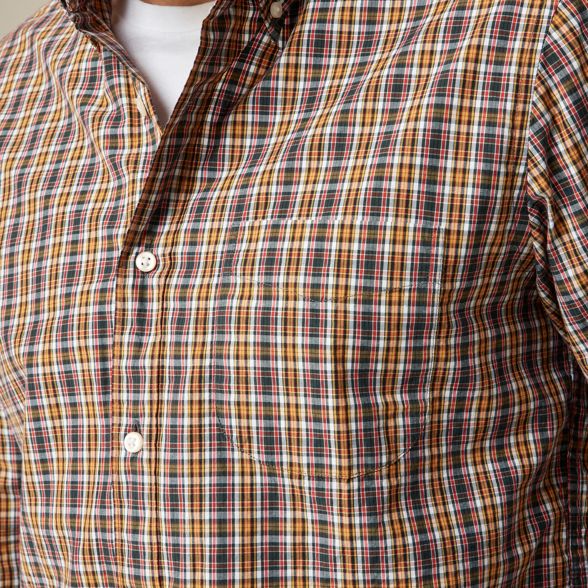 Tall Secret Wash cotton poplin shirt