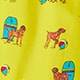 Printed boxers BEACH DOG YELLOW MULTI
