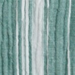 Slim short-sleeve gauze shirt DARK CYAN WHITE