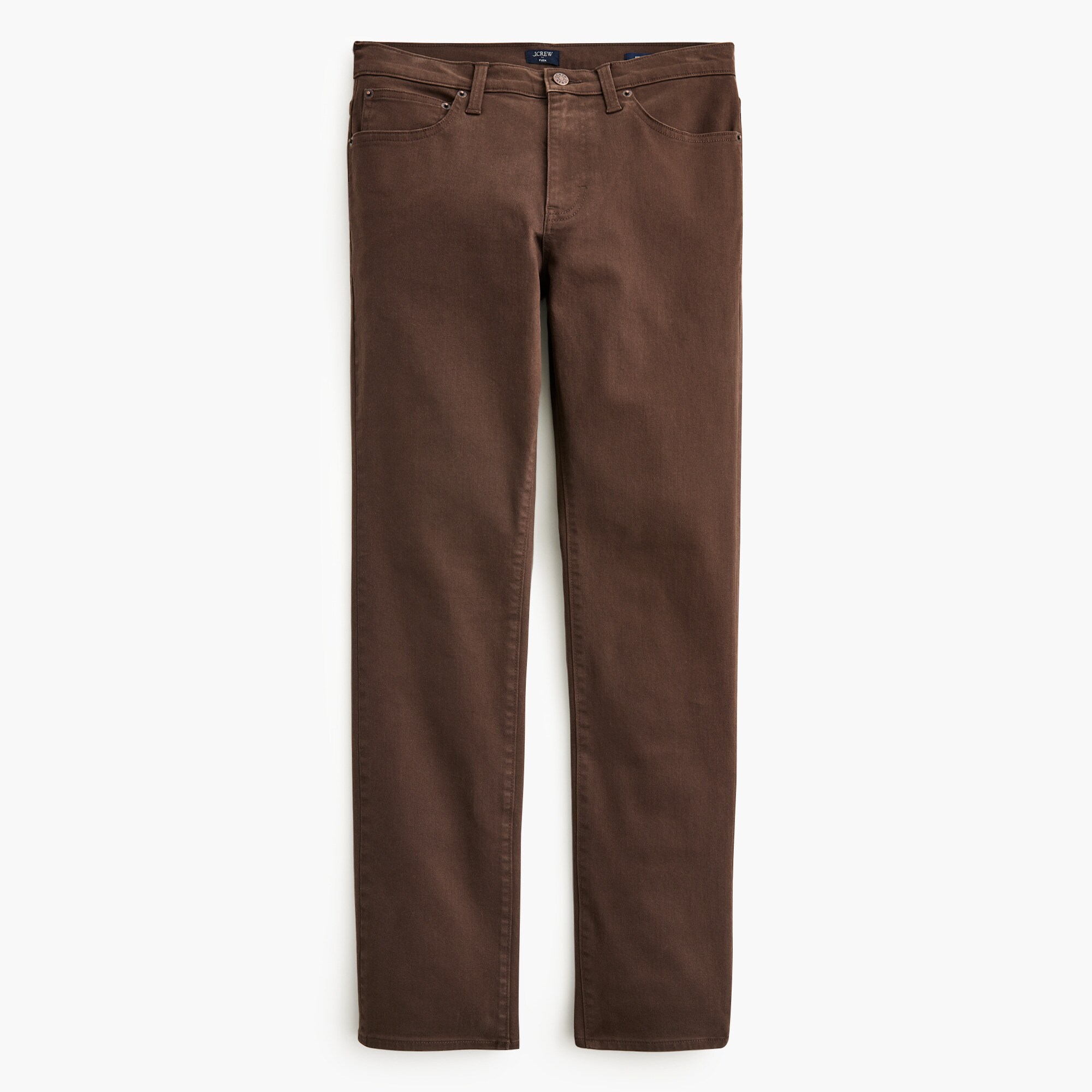 mens Straight-fit garment-dyed five-pocket pant