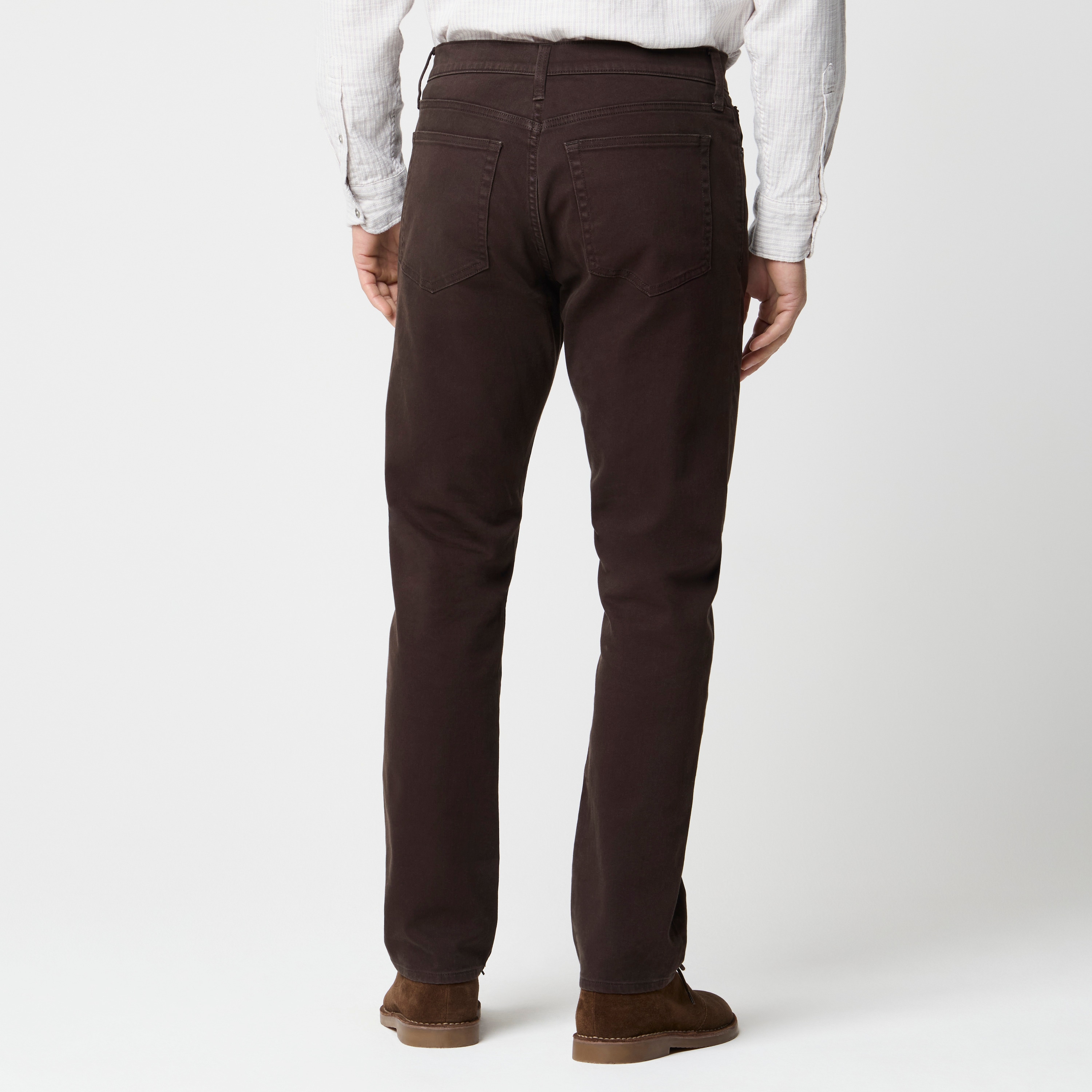 Straight-fit Garment-dyed Five-pocket Jean For Men | Factory