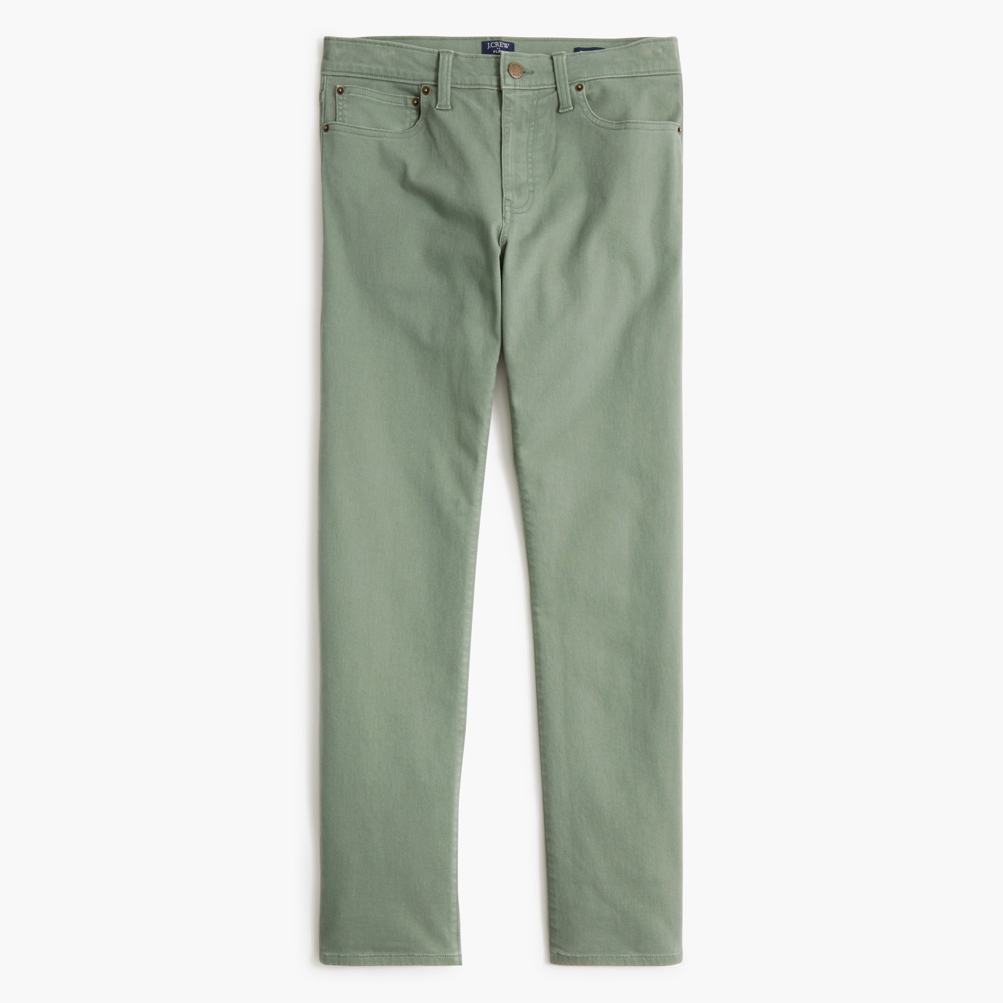 Factory: Straight-fit Garment-dyed Five-pocket Pant For Men