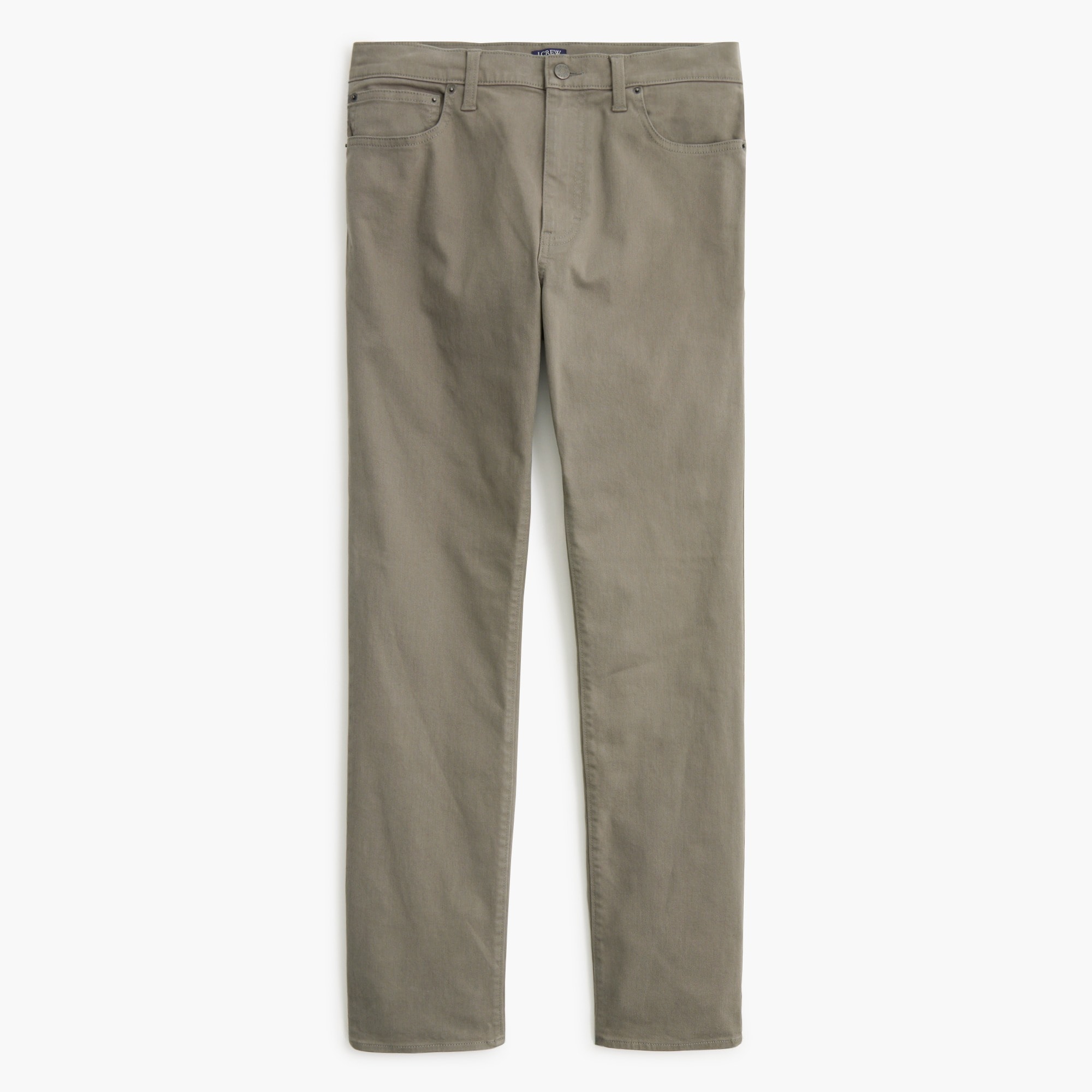 mens Straight-fit garment-dyed five-pocket pant