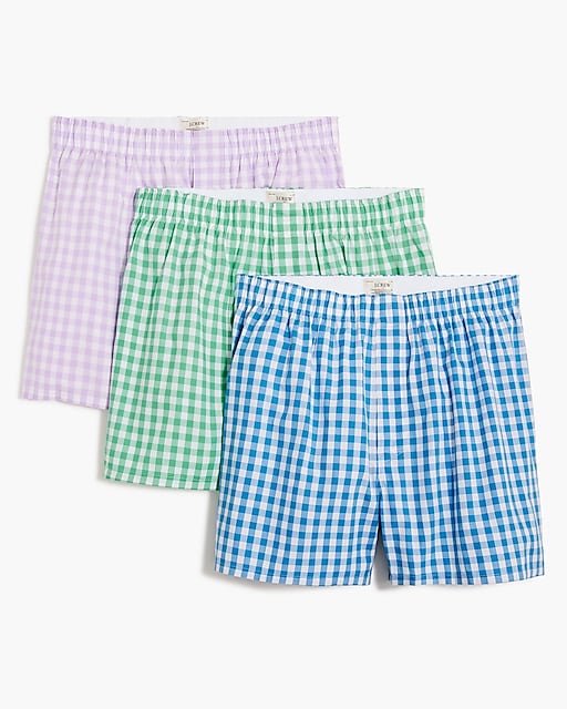 mens Woven boxers three-pack