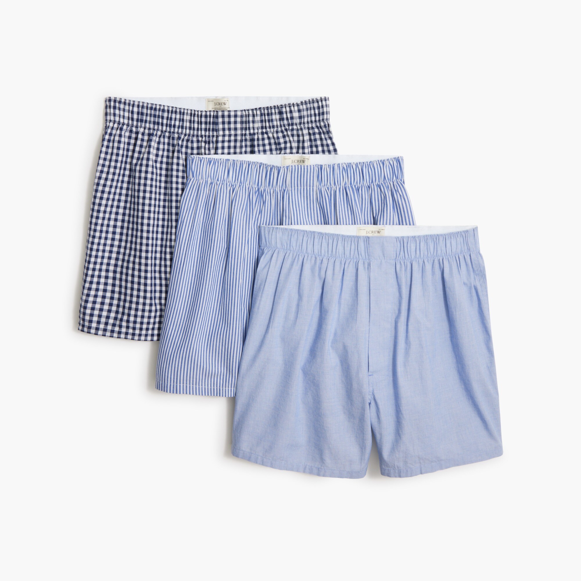 mens Woven boxers three-pack