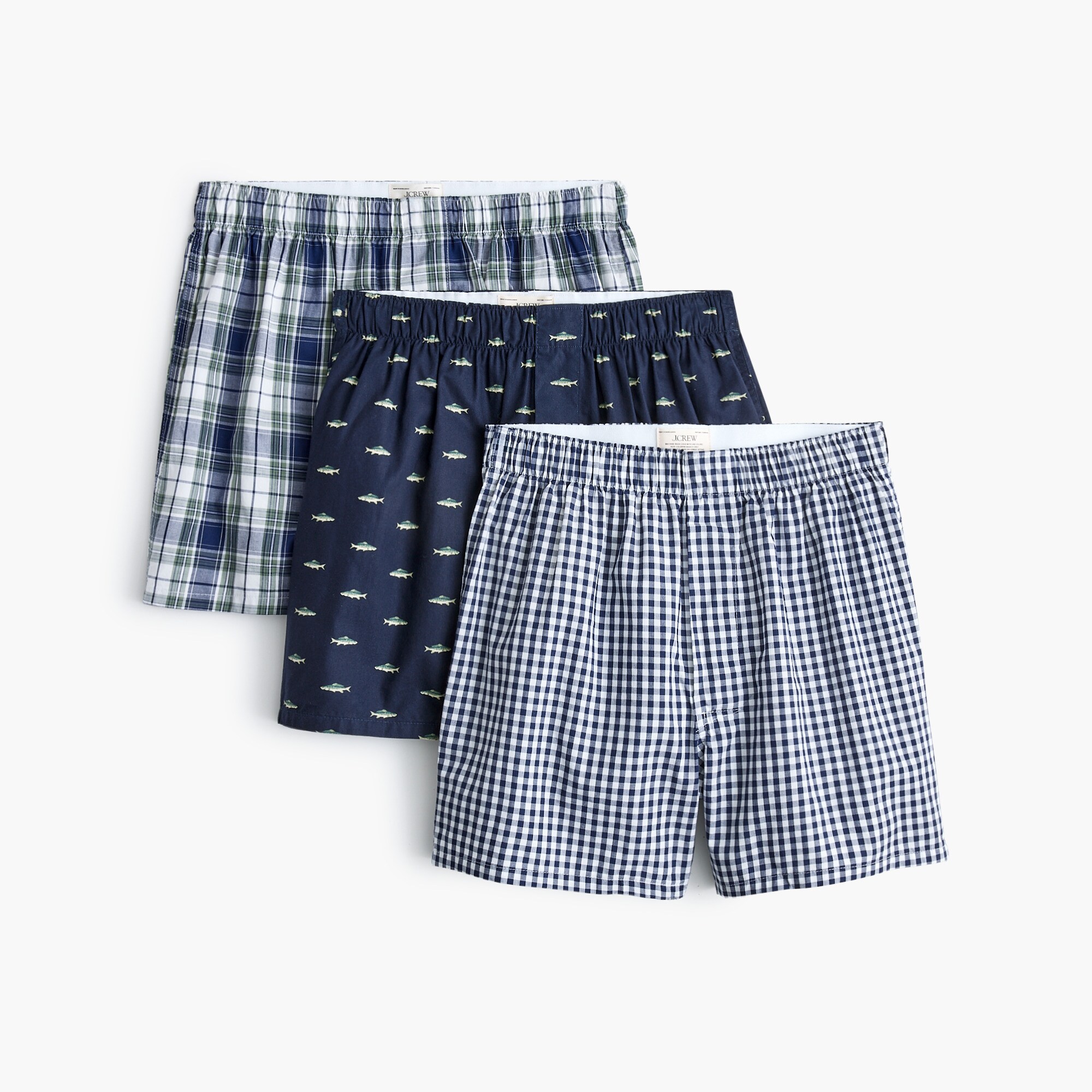 woven boxers three-pack for men