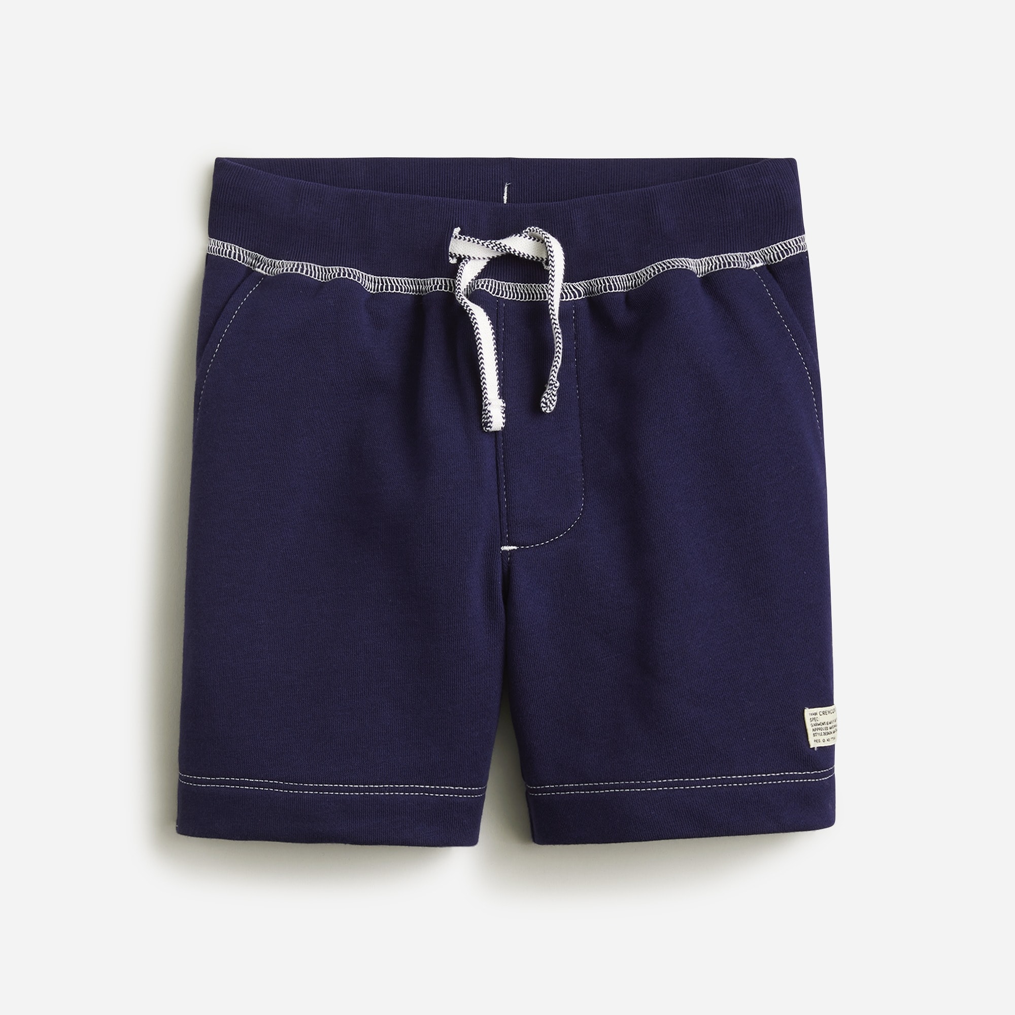  Kids' garment-dyed short in terry
