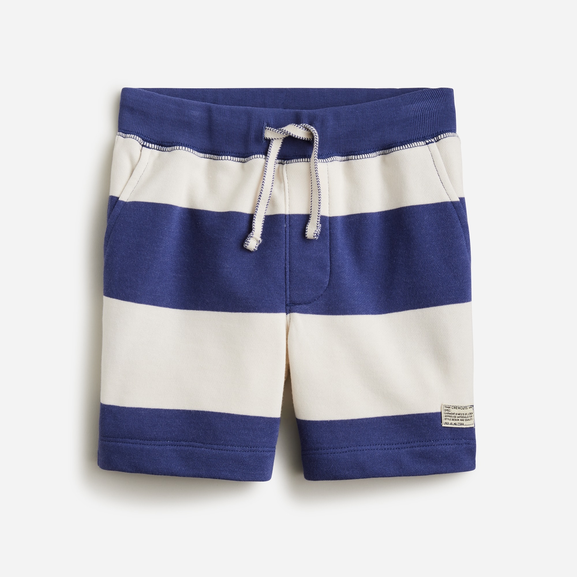  Kids' garment-dyed short in terry