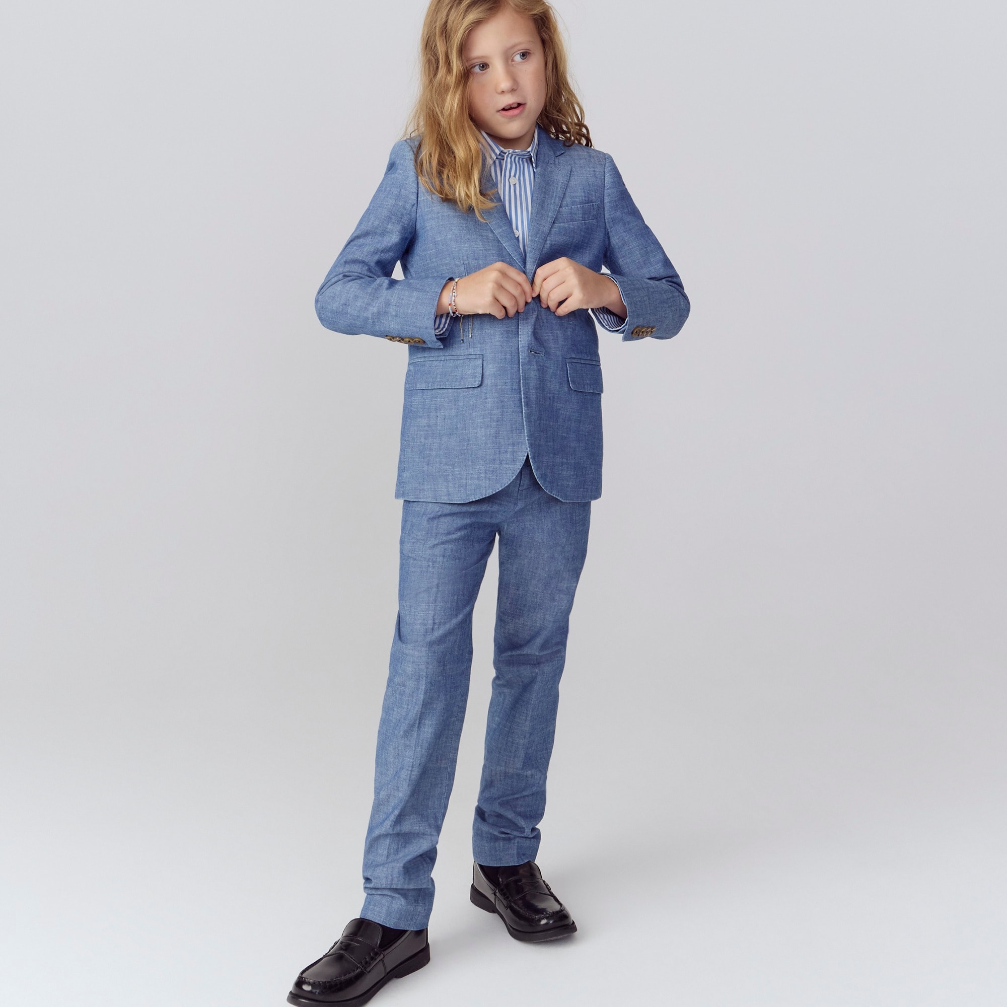  Boys' Ludlow suit pant in chambray