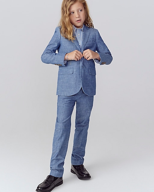  Boys' Ludlow suit pant in chambray