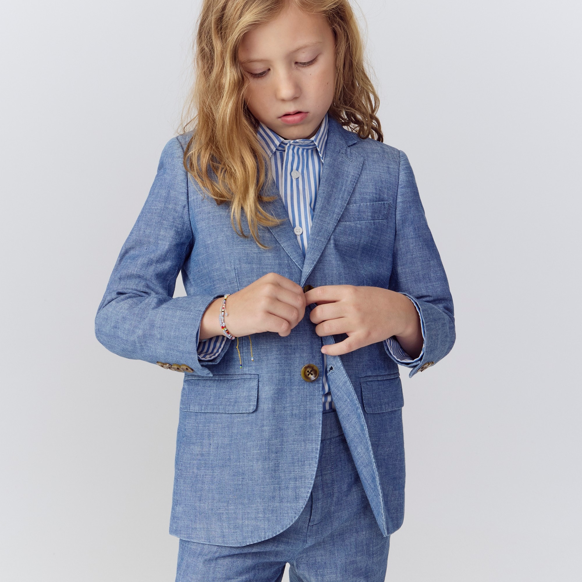  Boys' Ludlow jacket in chambray
