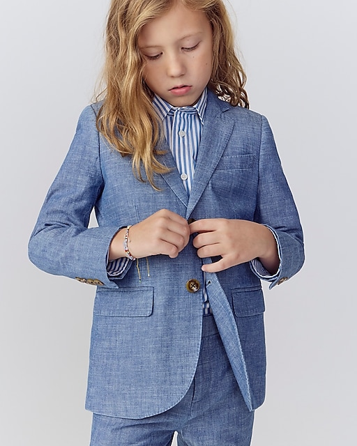  Boys' Ludlow jacket in chambray