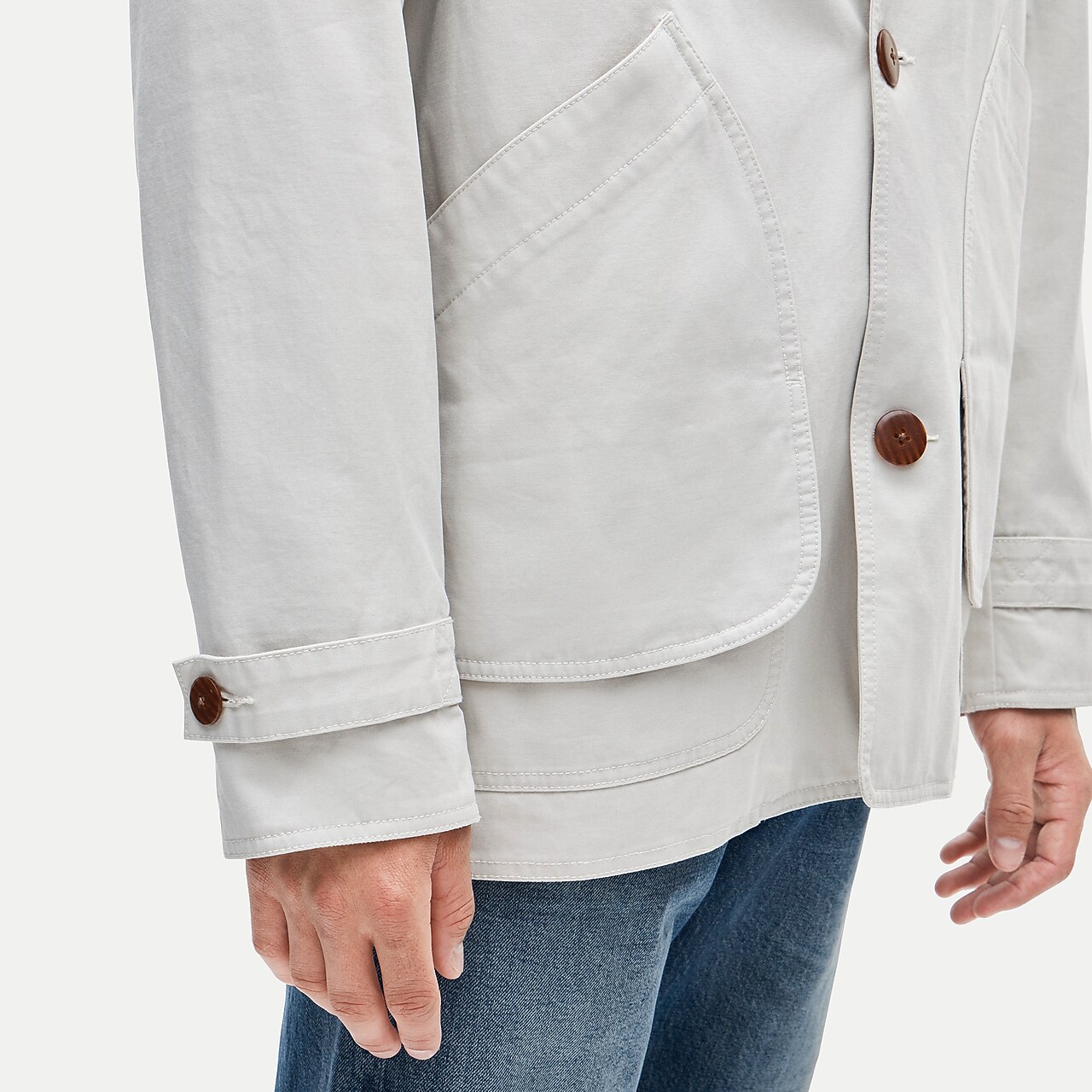 BEAMS PLUS Puff Half Coat Nylon 3L For Men | J.Crew