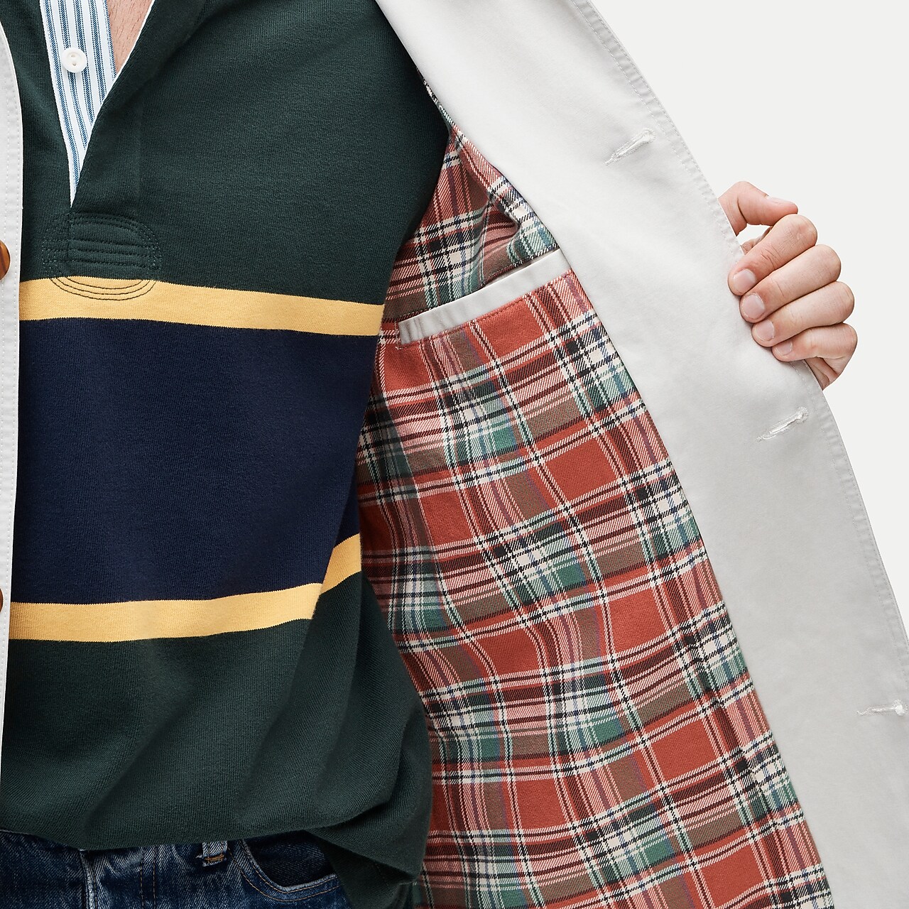 BEAMS PLUS Eco Smock Ripstop Jacket For Men | J.Crew