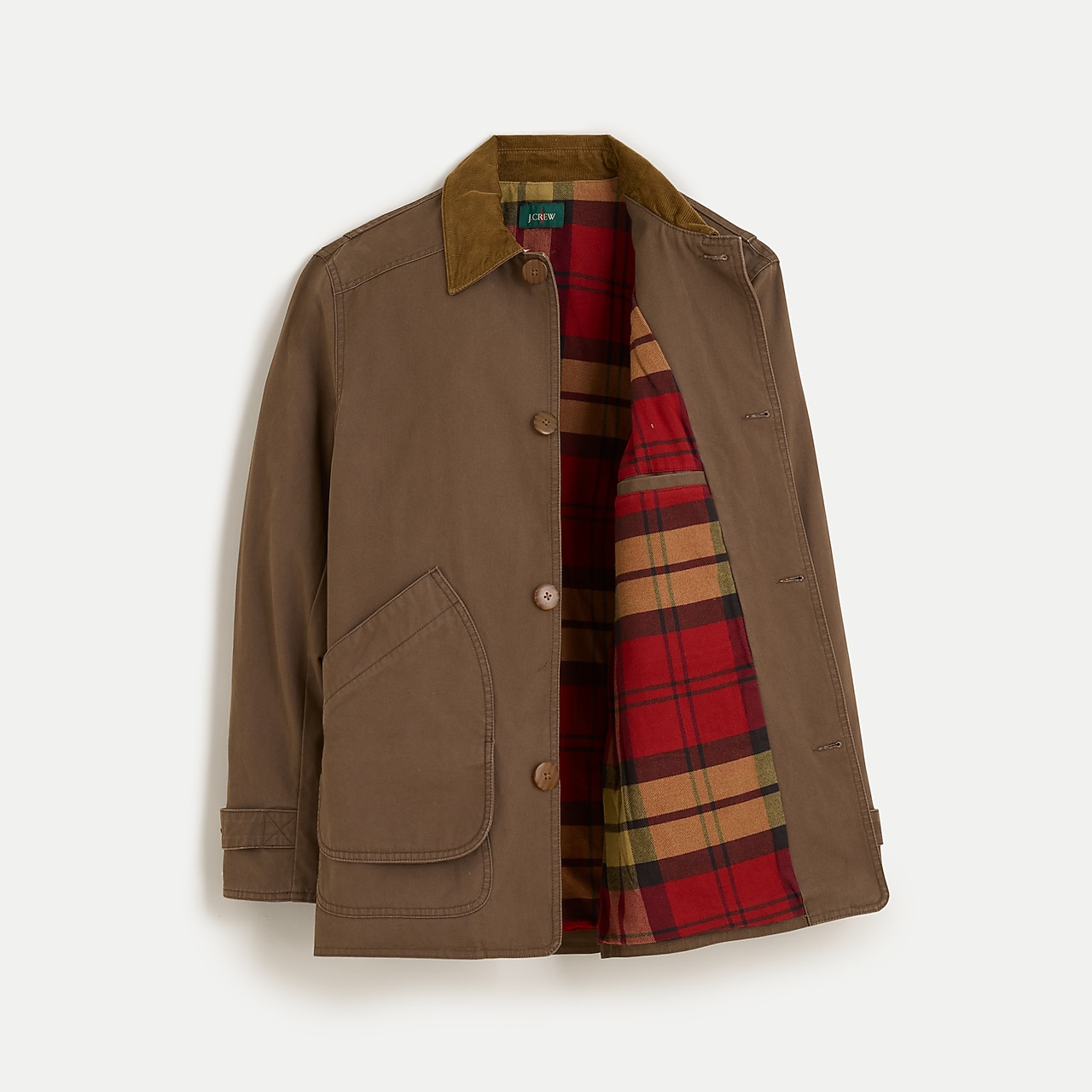 Barbour® Burghley Wax Jacket For Men | J.Crew