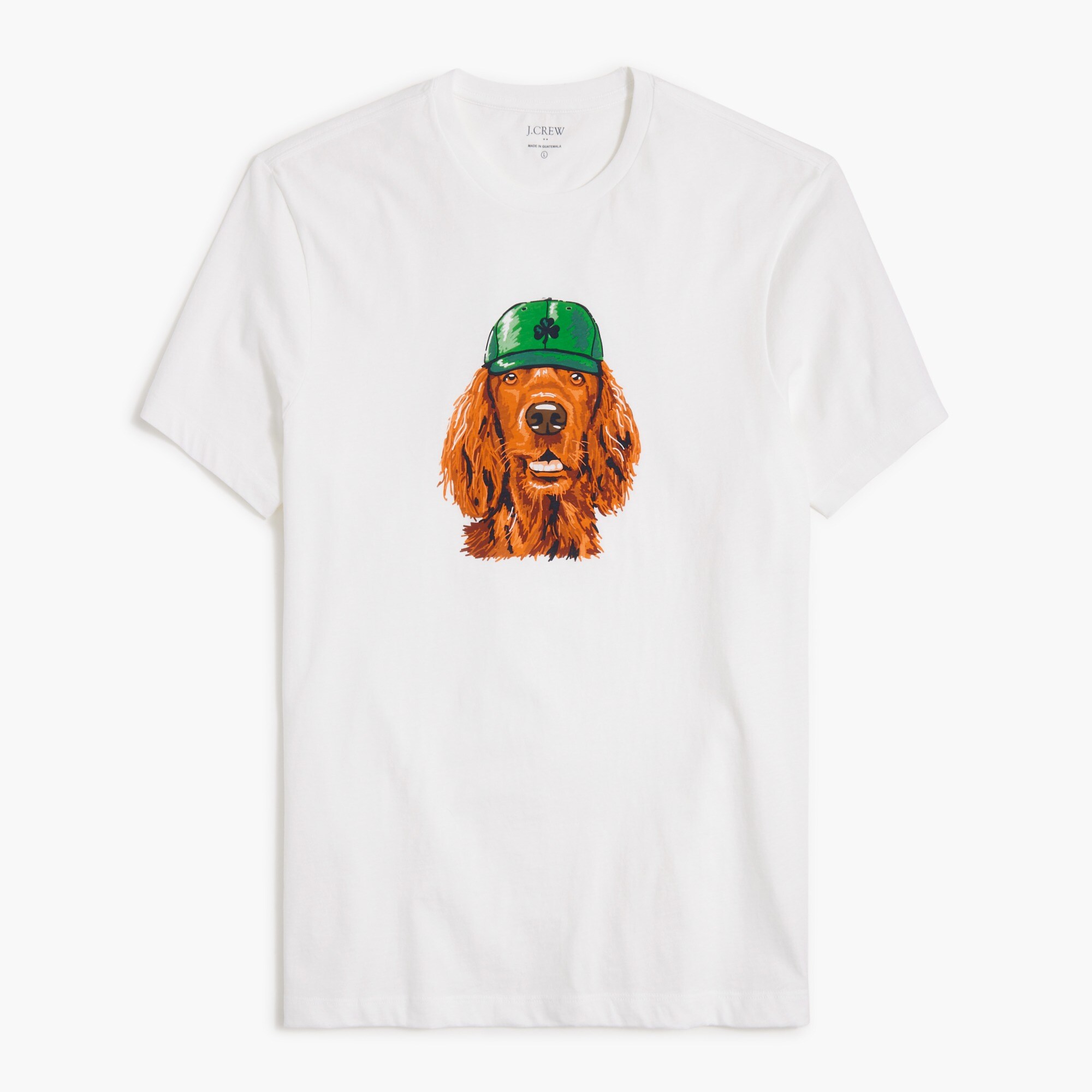 St. Patrick's Day dog graphic tee