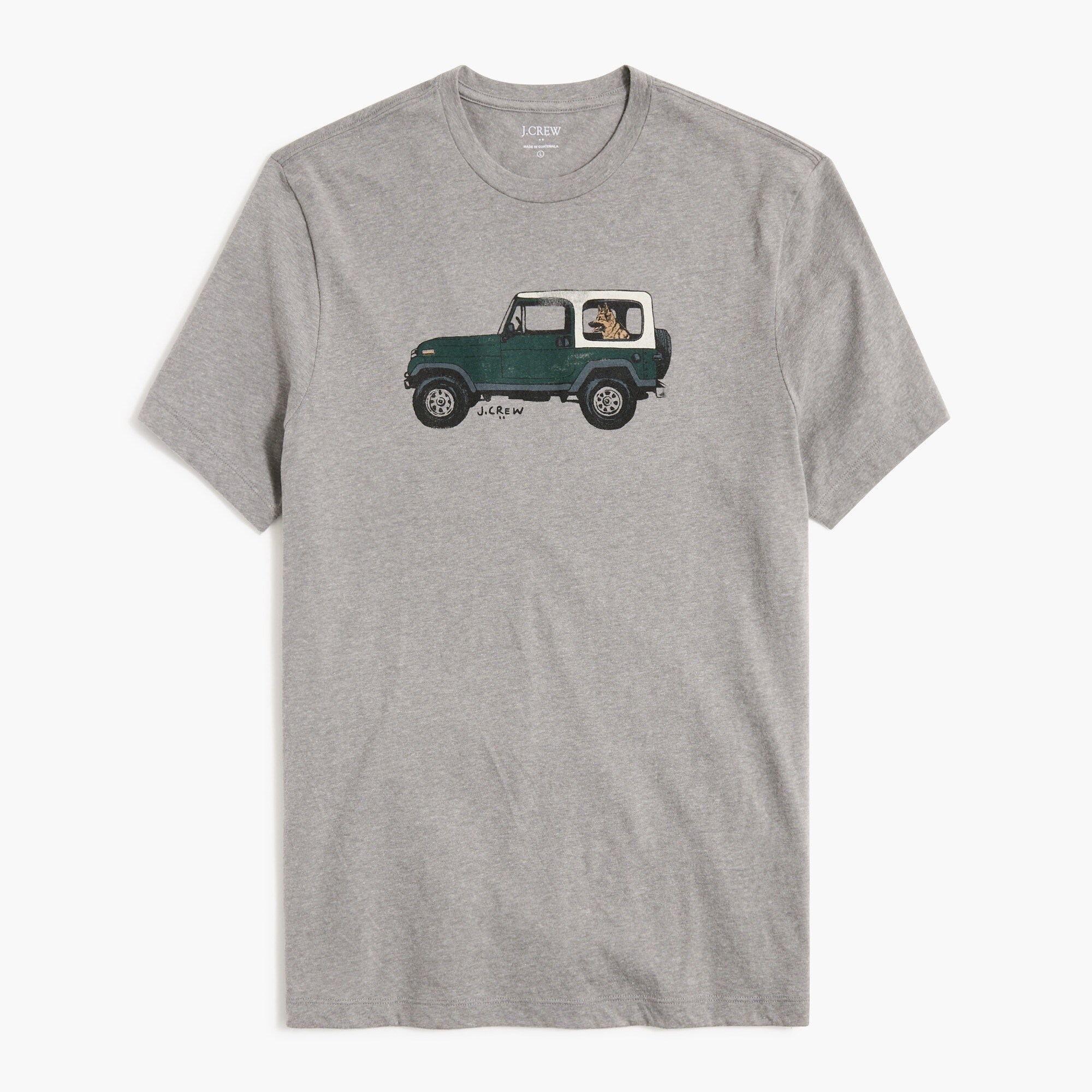  Dog in truck graphic tee